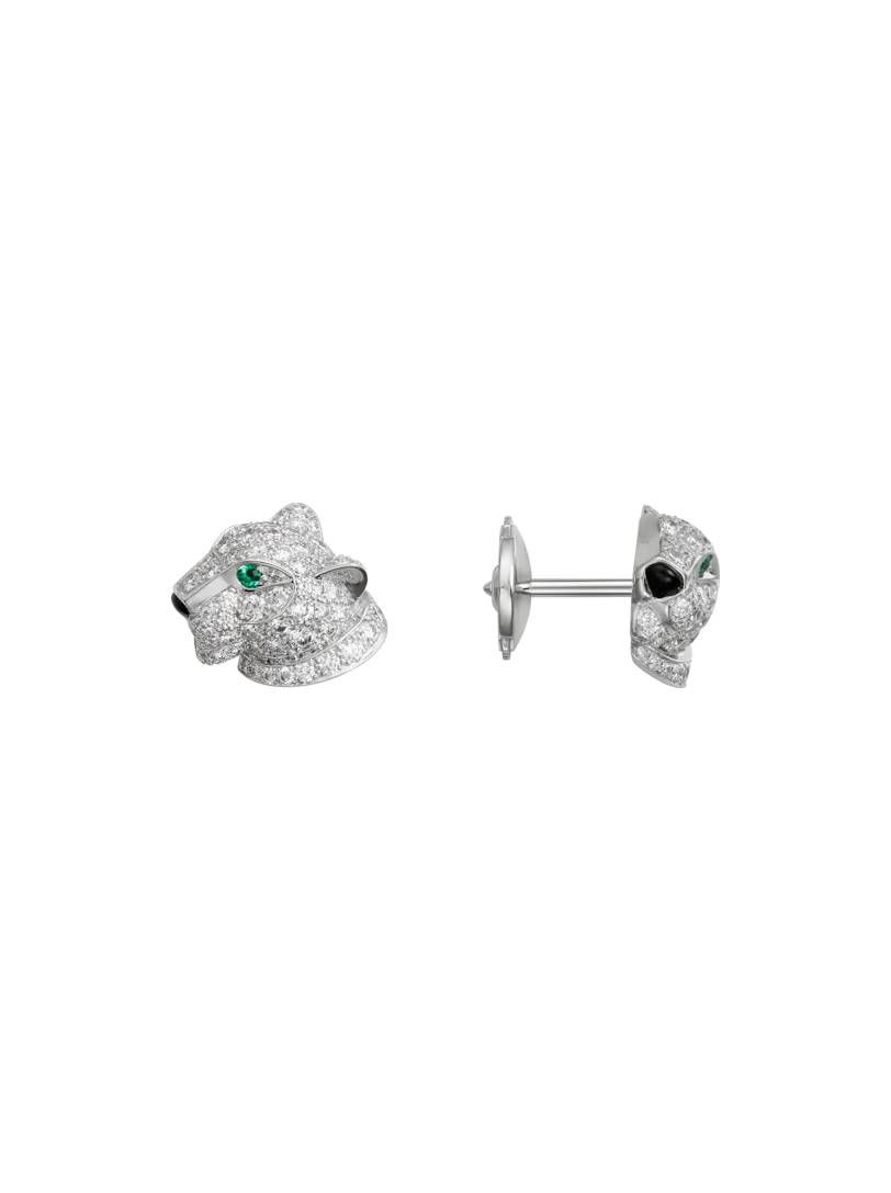 Cartier Earrings Panth re de Cartier White gold 750 buy for