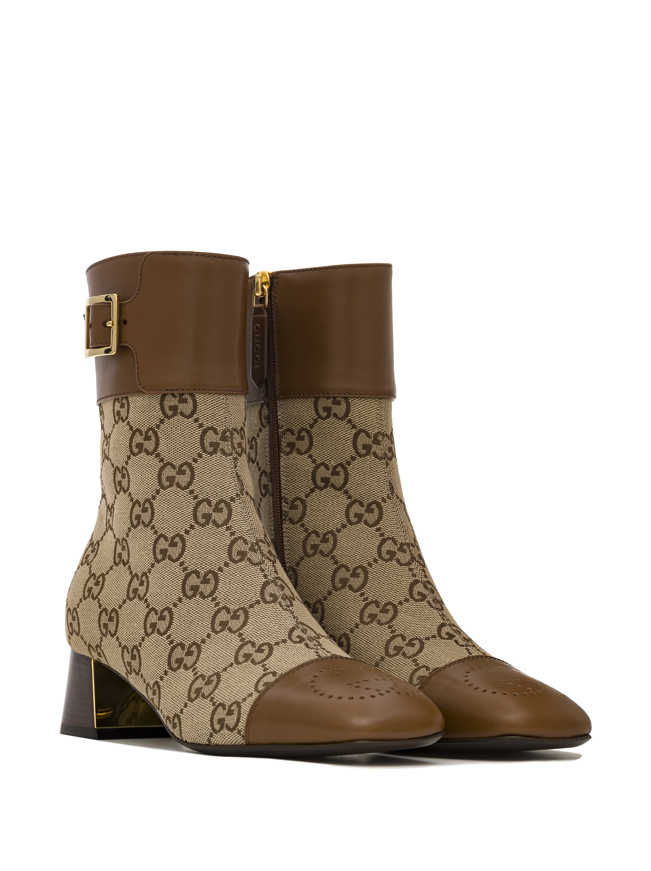 Gucci mid store calf boots