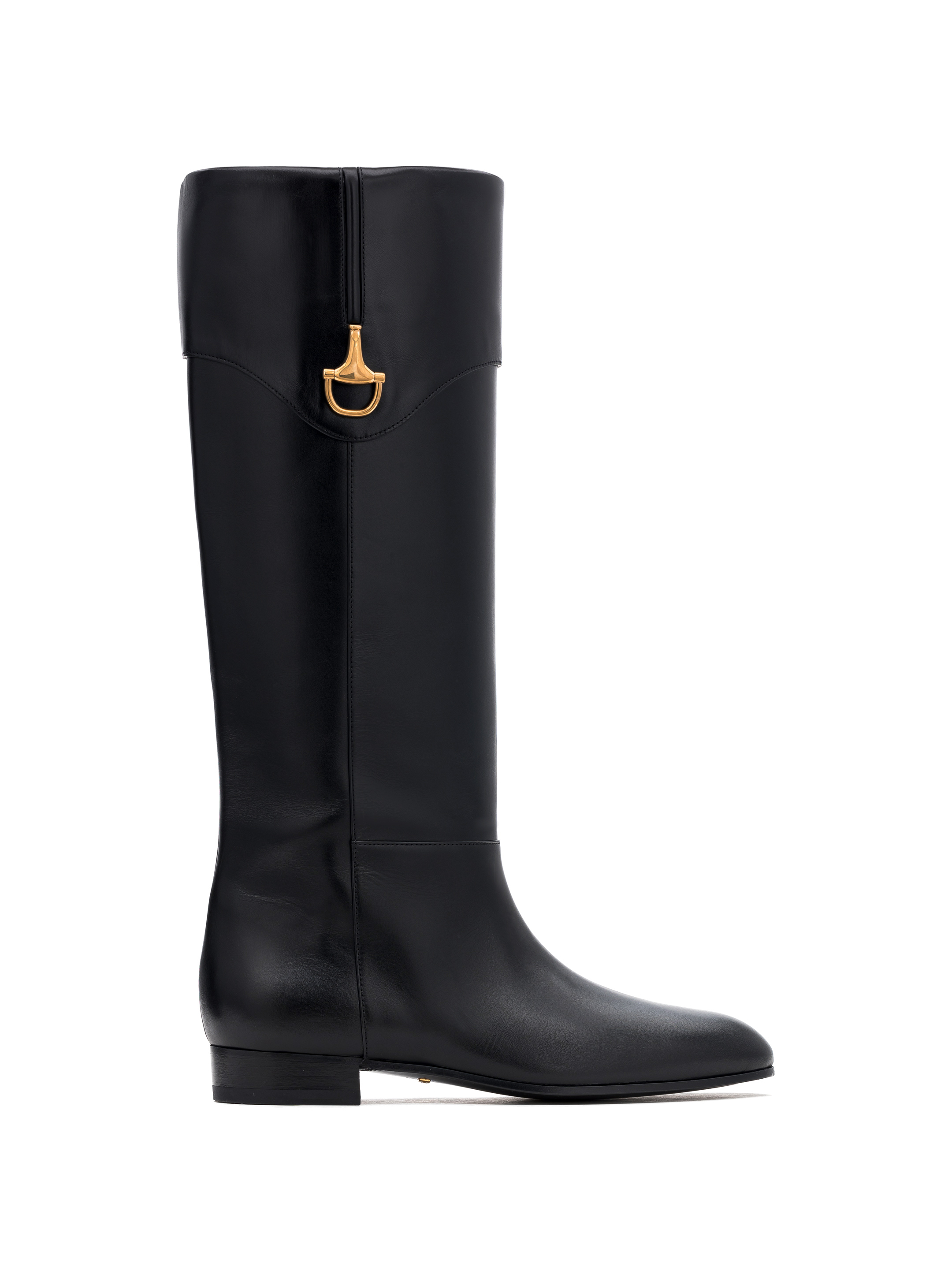 Gucci black leather boots best sale