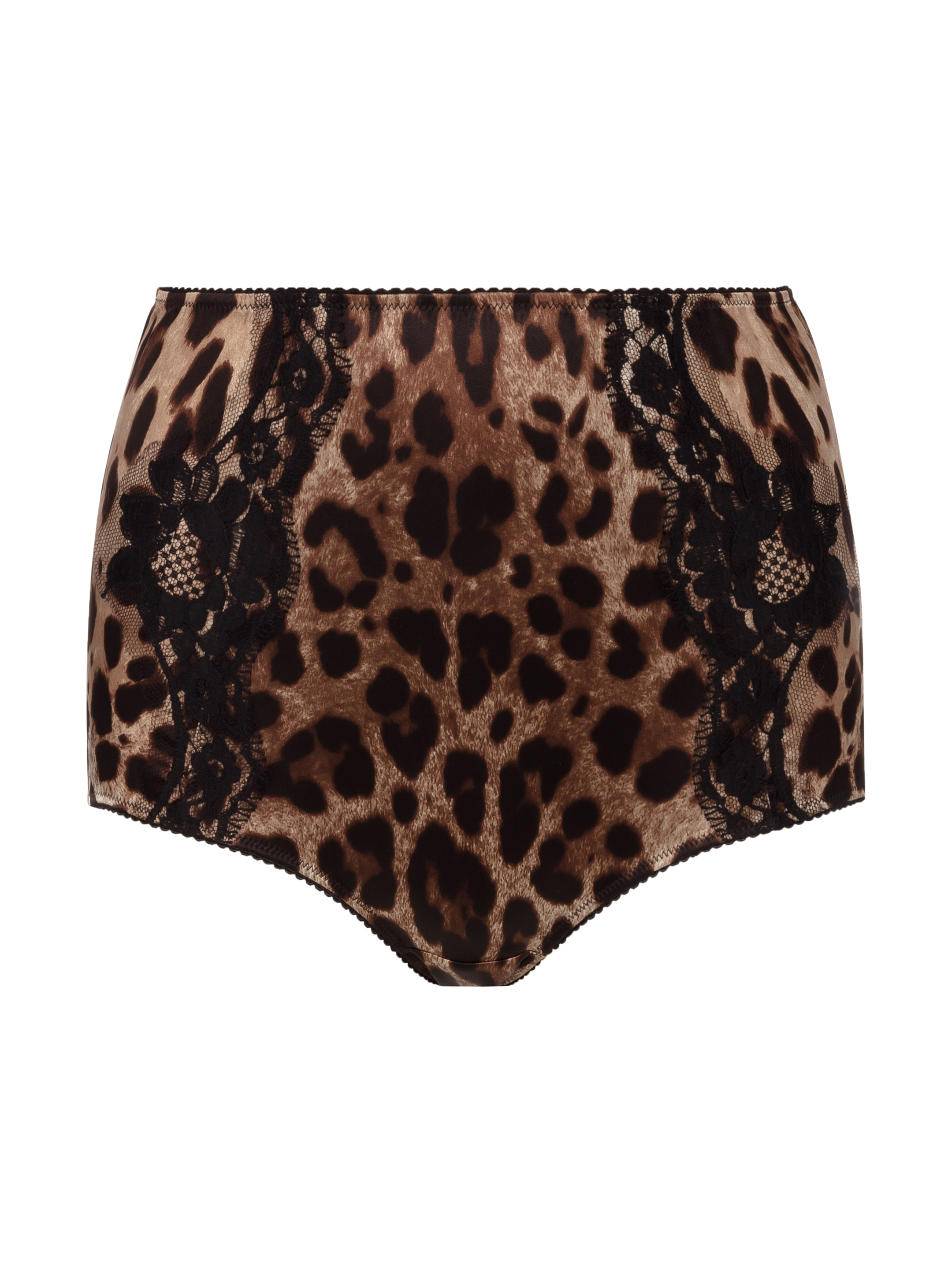 Шелковые трусы с леопардовым принтом Dolce&Gabbana для женщин - купить за  260000 тг. в официальном интернет-магазине Viled, арт. O2A09T  FSAXY.HY13M_IV_231