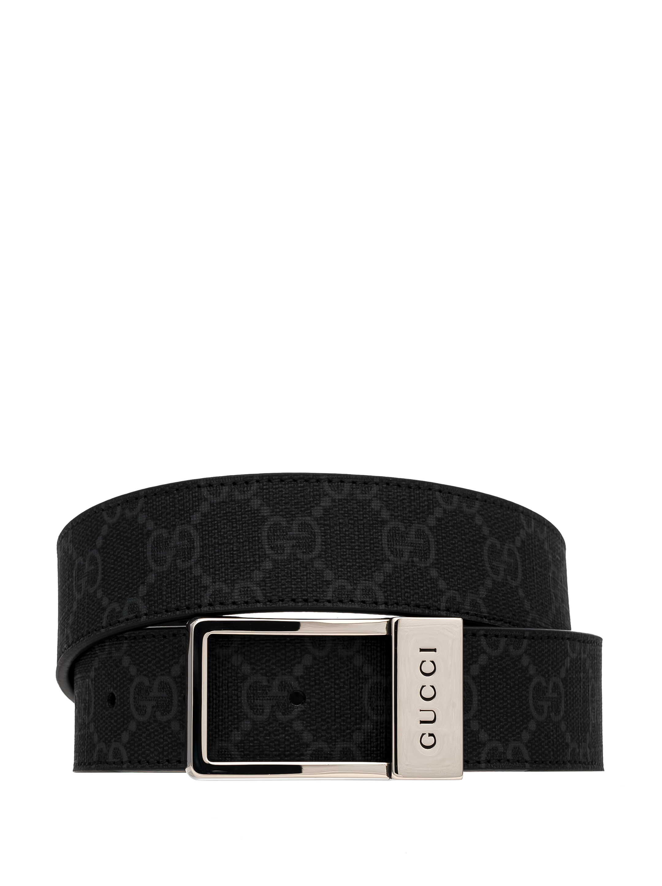 Gucci Men's GG Supreme Leather Belt