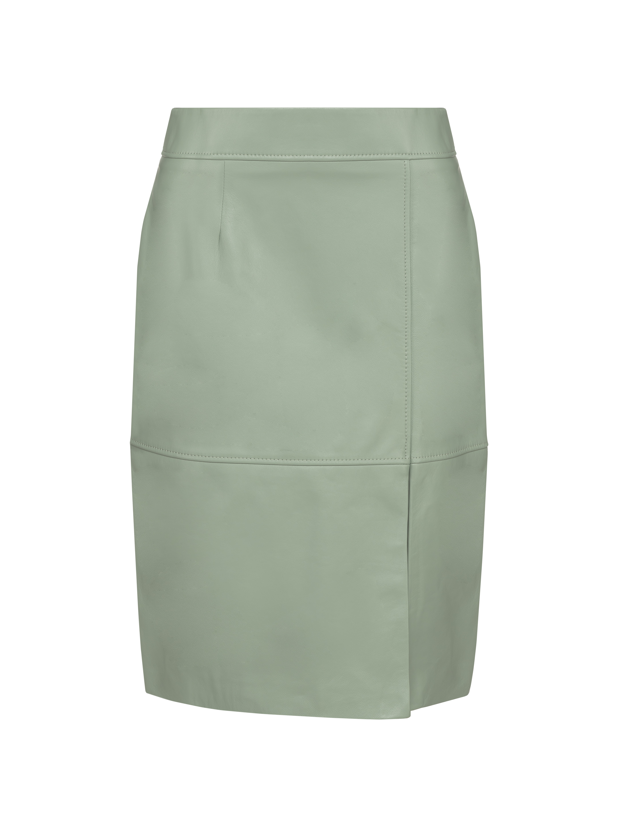 Green leather pencil skirt hugo cheap boss