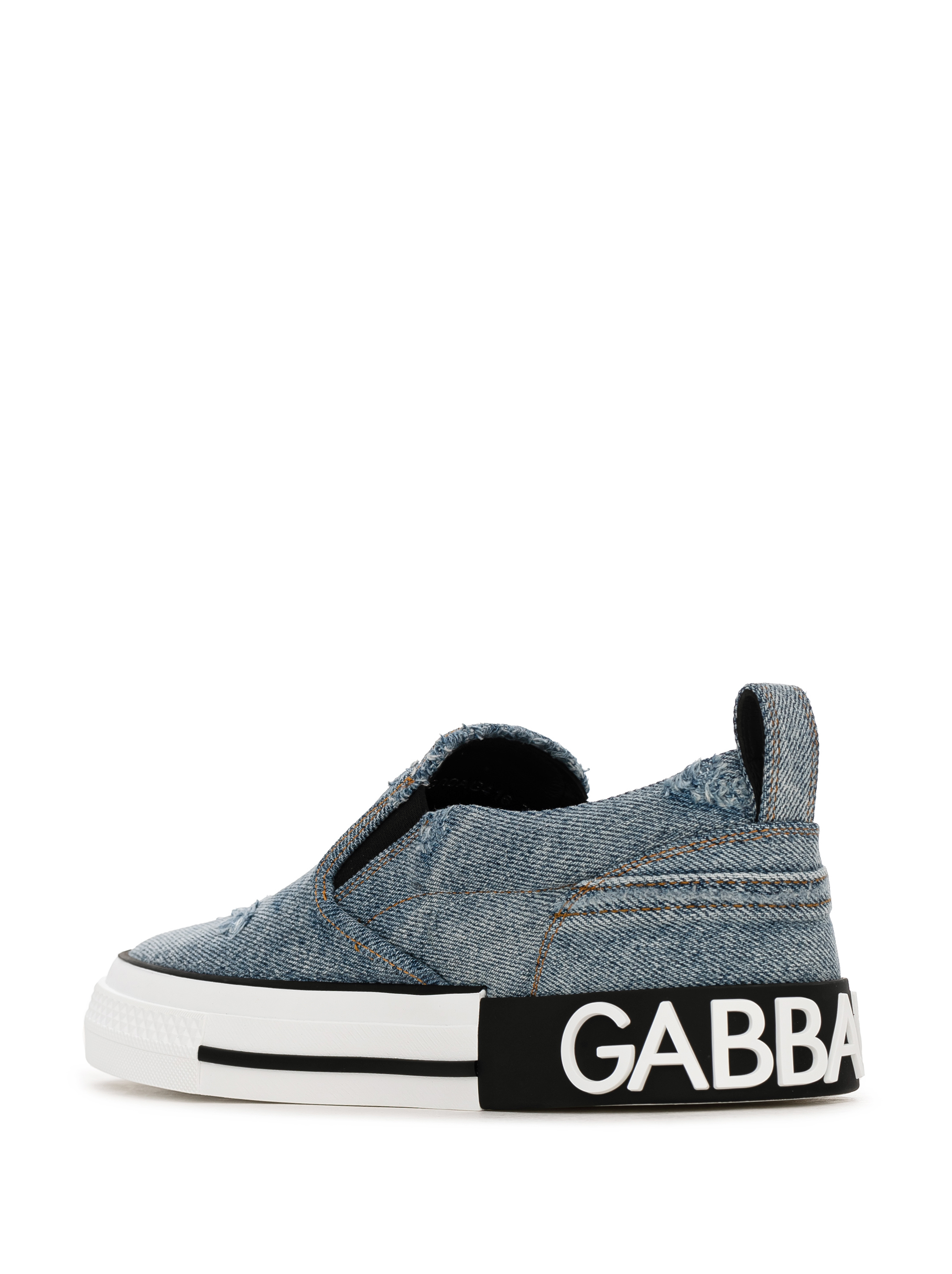 Dolce Gabbana men s Custom 2.Zero denim slip ons buy for 309000