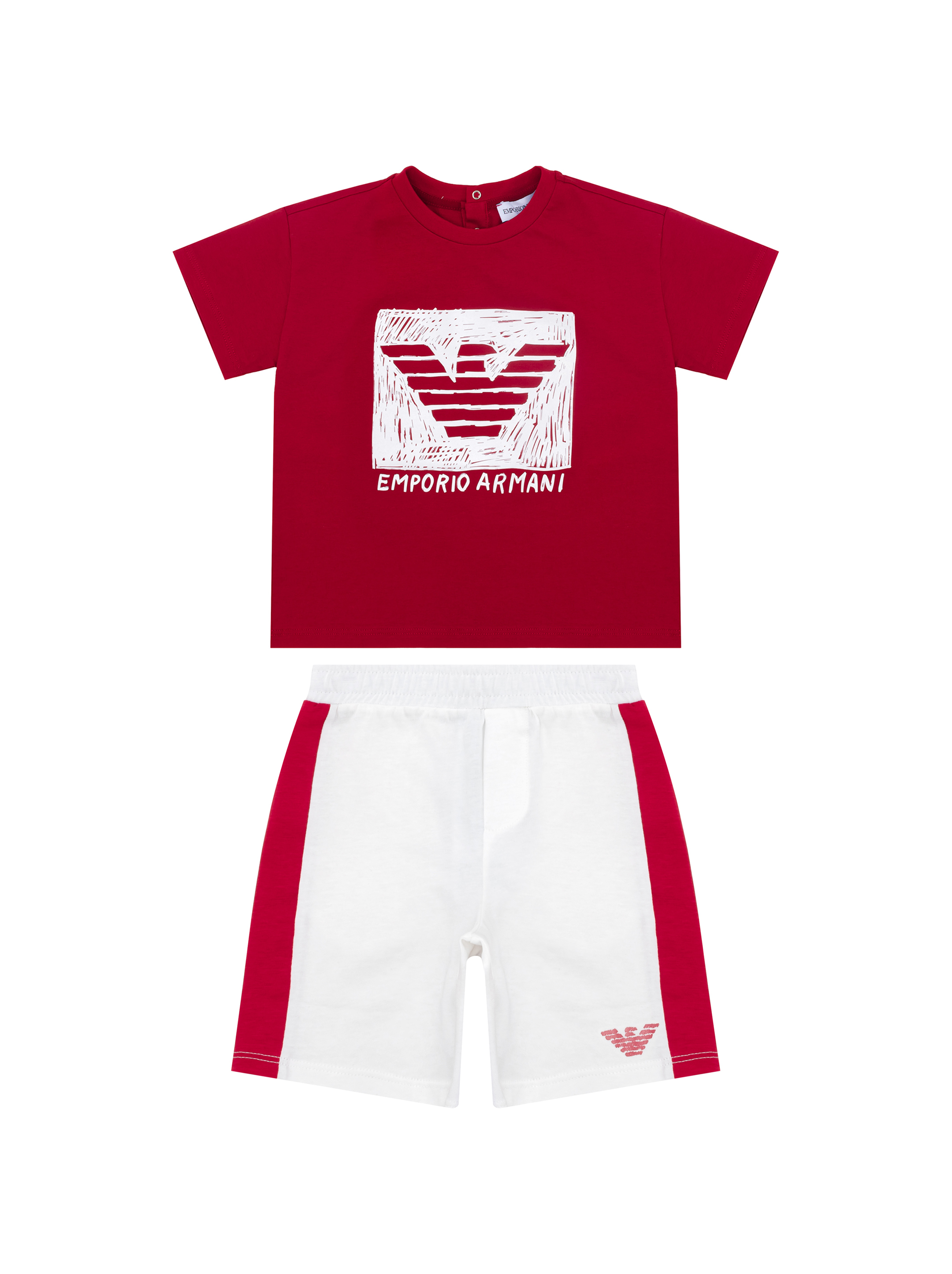 Ea7 shorts and t shirt best sale set