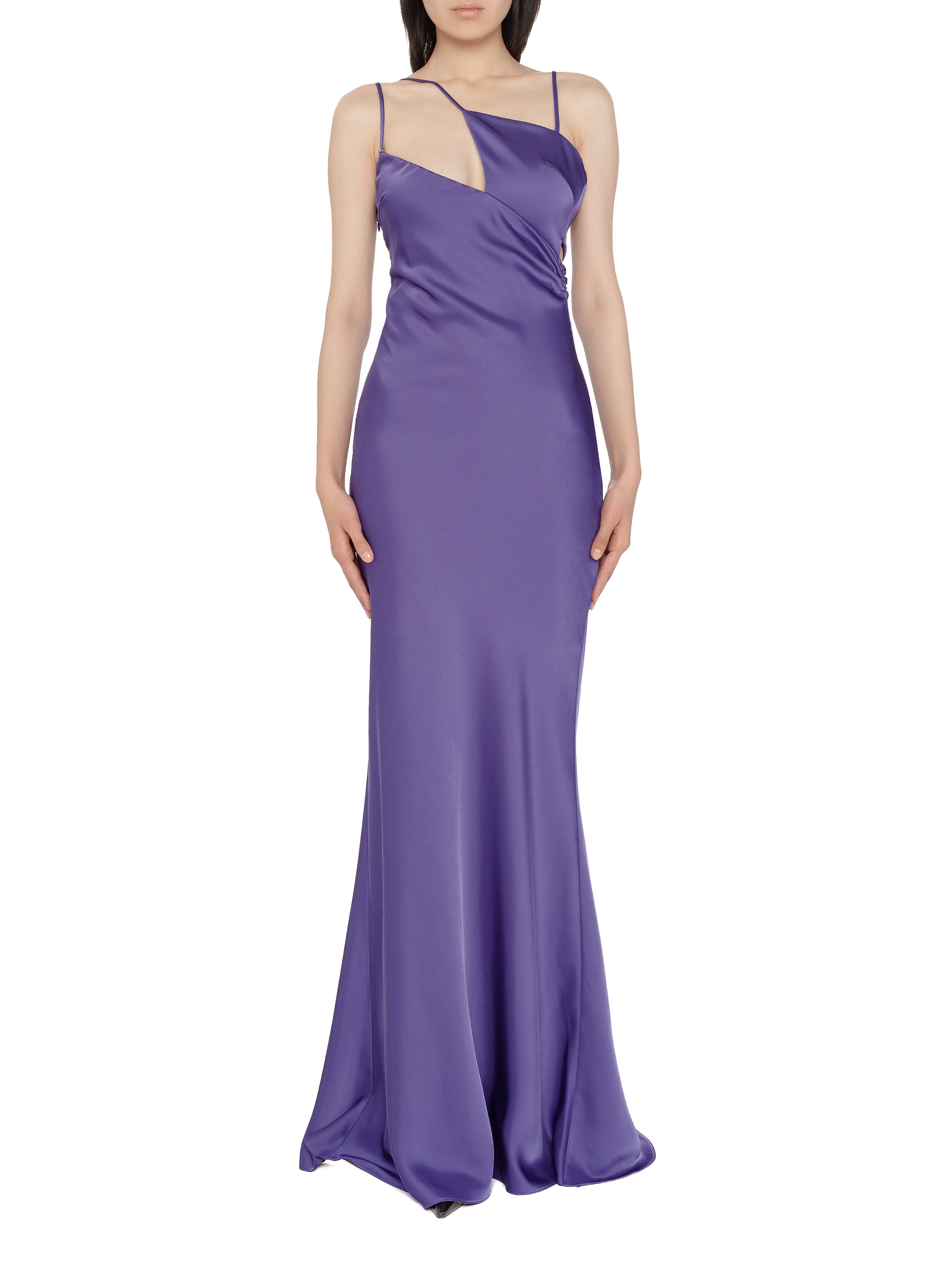 The ATTICO women s Melva satin maxi dress buy for 329480 KZT in