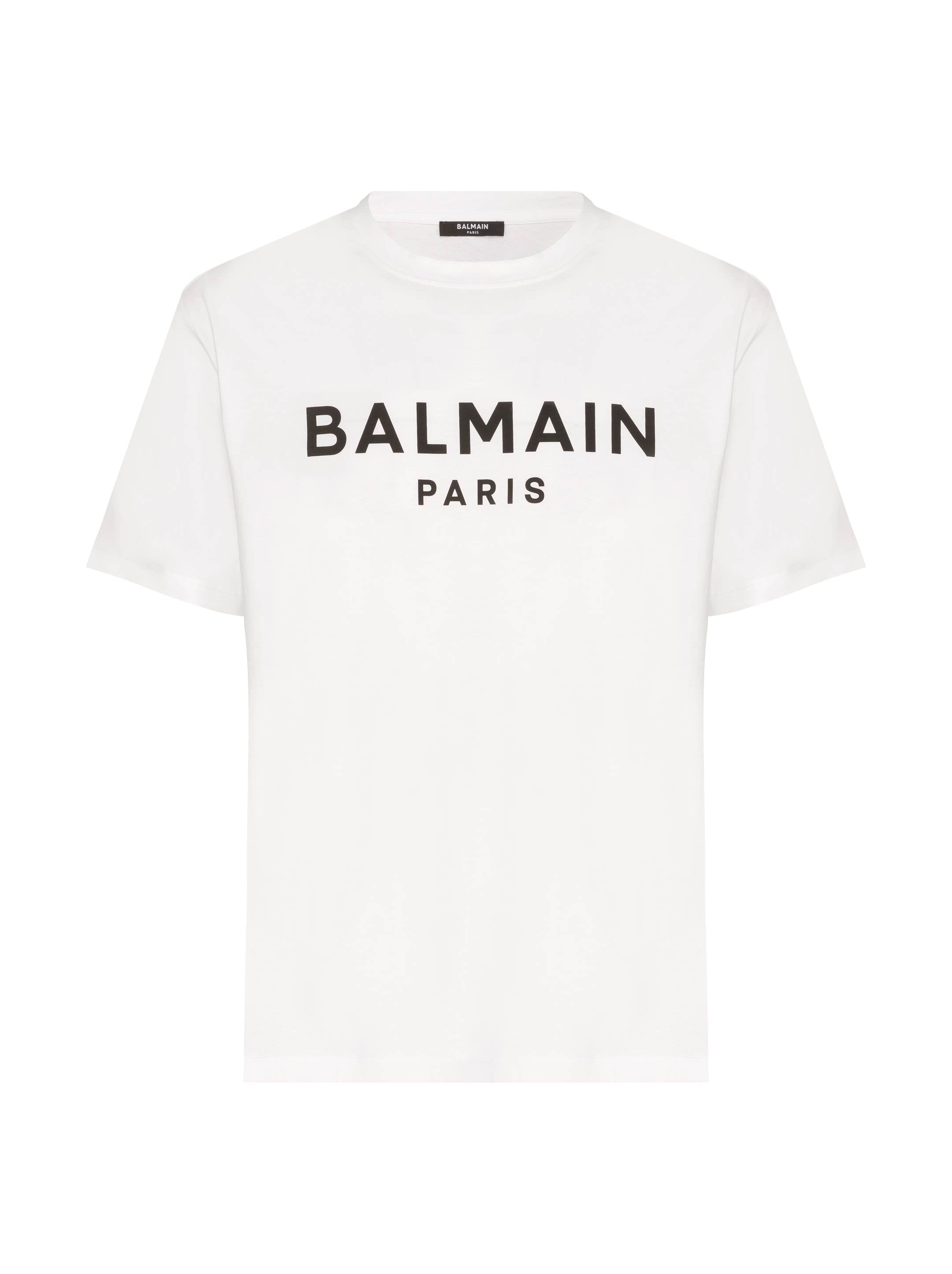 Balmain men's Logo cotton t-shirt - buy for 225600 KZT in the official Viled store, art. BH1EG000BB73.GAB_S_232