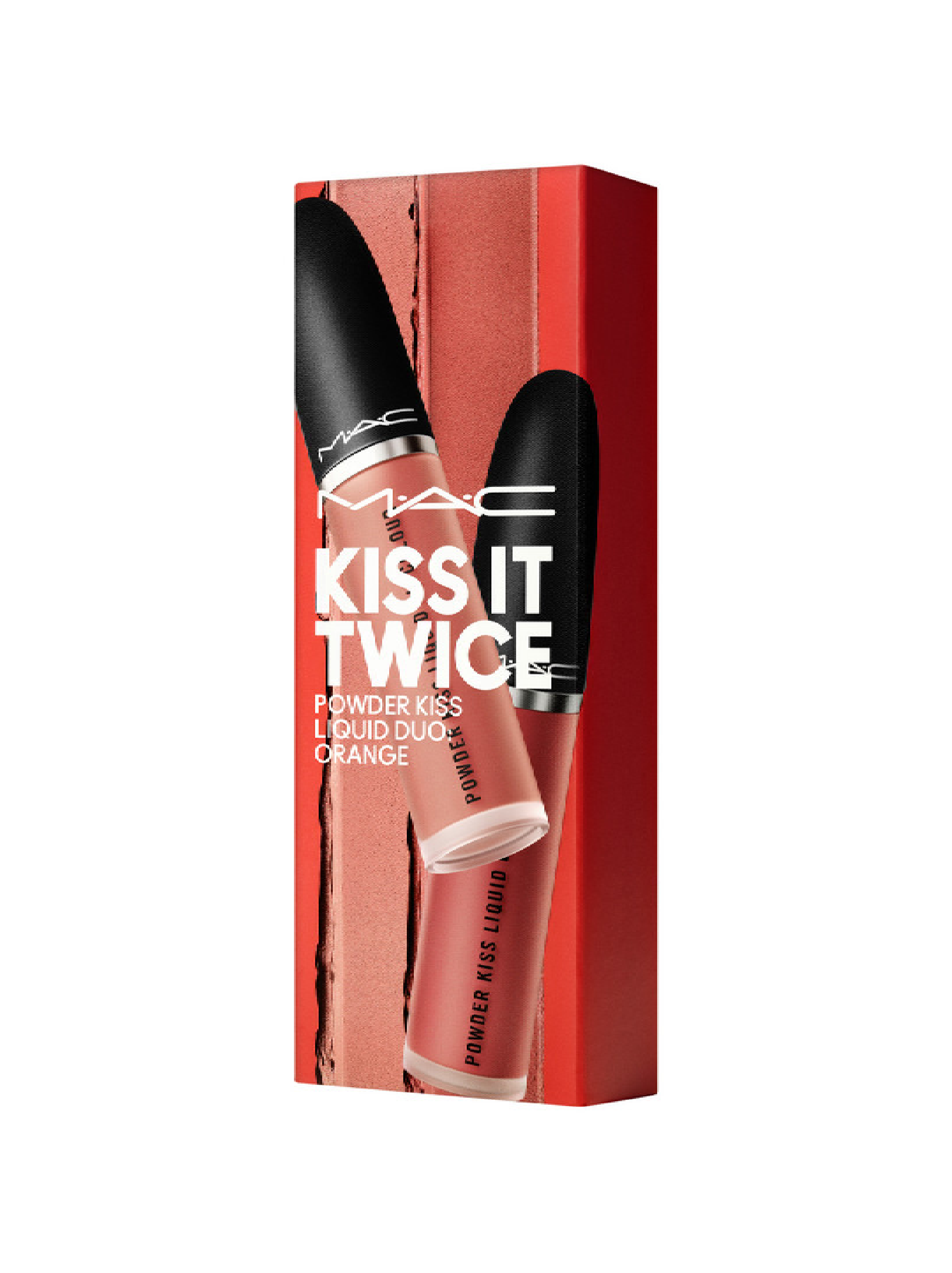 Набор Kiss It Twice Powder Kiss Liquid Duo Orange MAC купить за