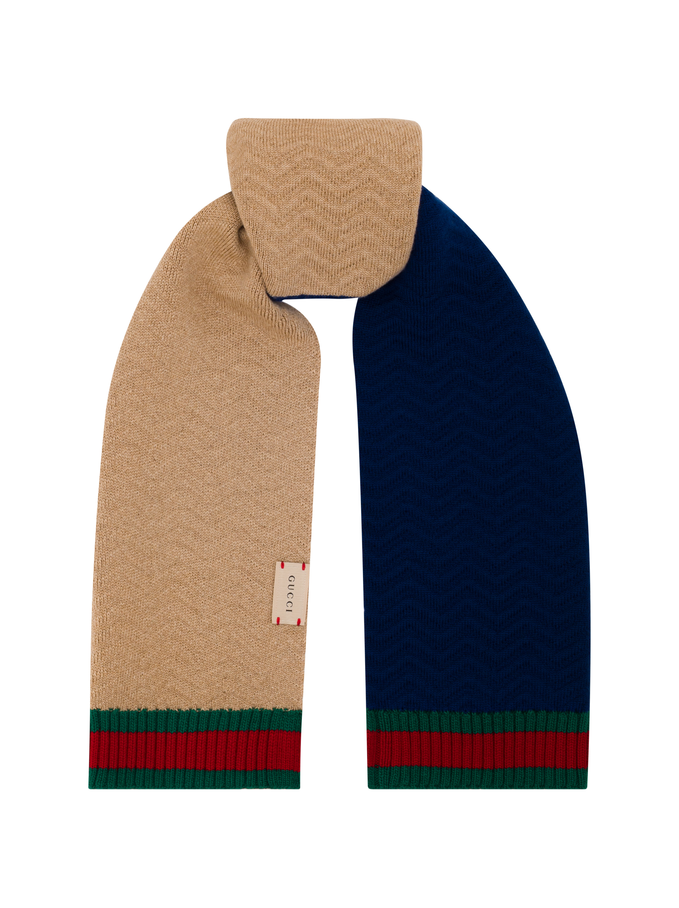 Gucci kids' Web woollen scarf - buy for 170000 KZT in official Viled store, 747641 4K206.4179_U_232