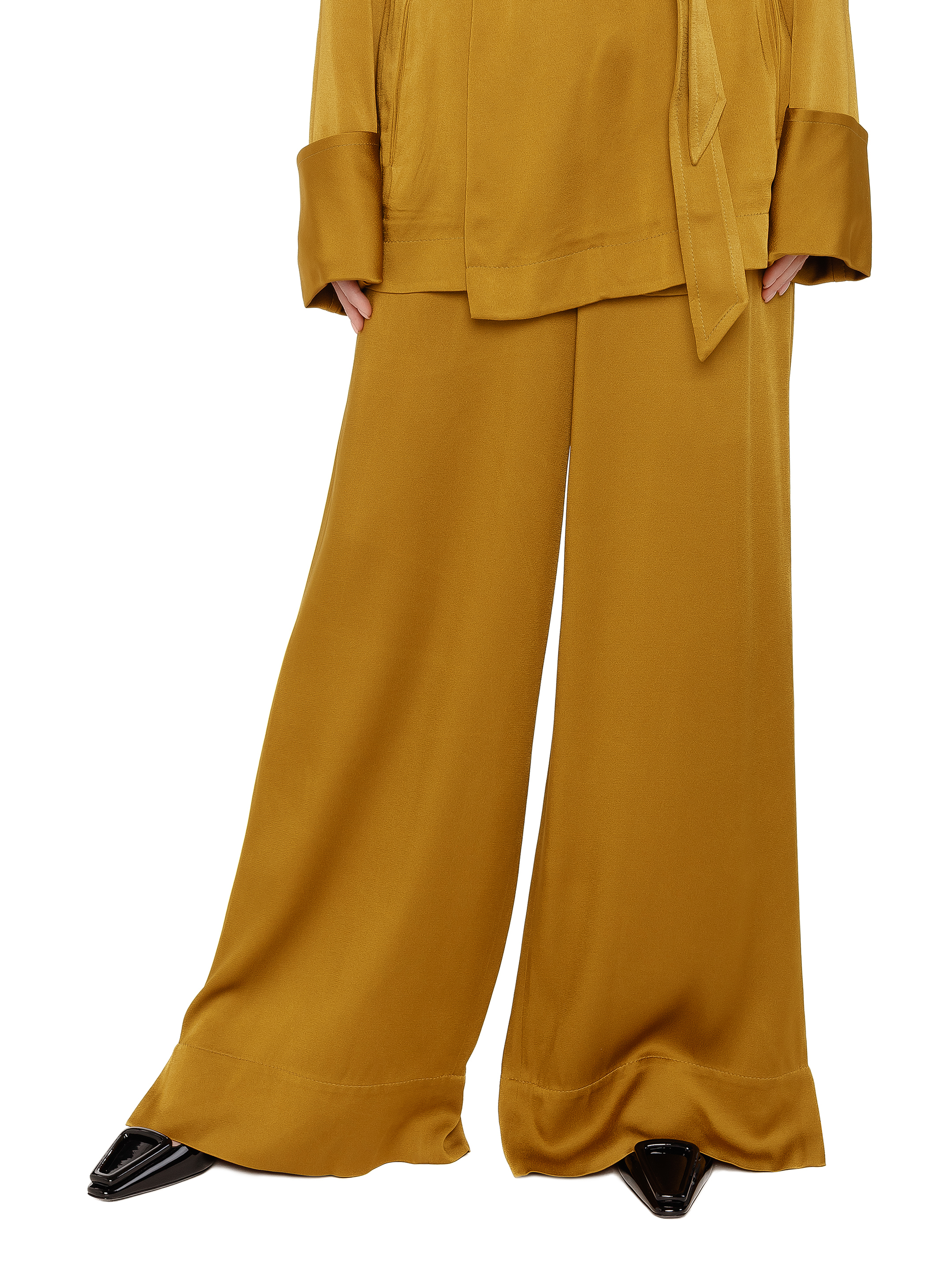 Satin Wide Leg Pants – SKIES ARE BLUE