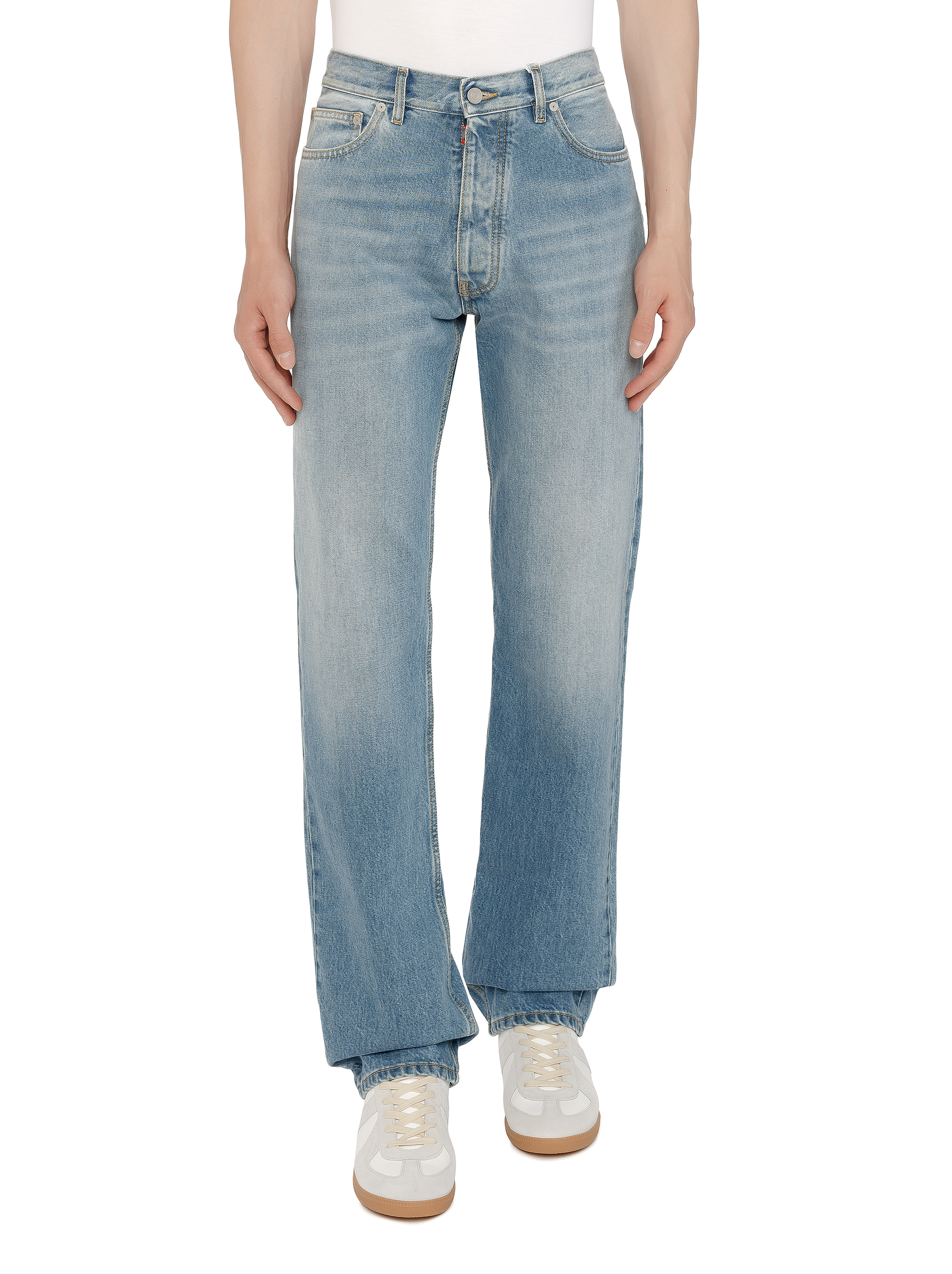 Distressed effect straight jeans Maison Margiela for men