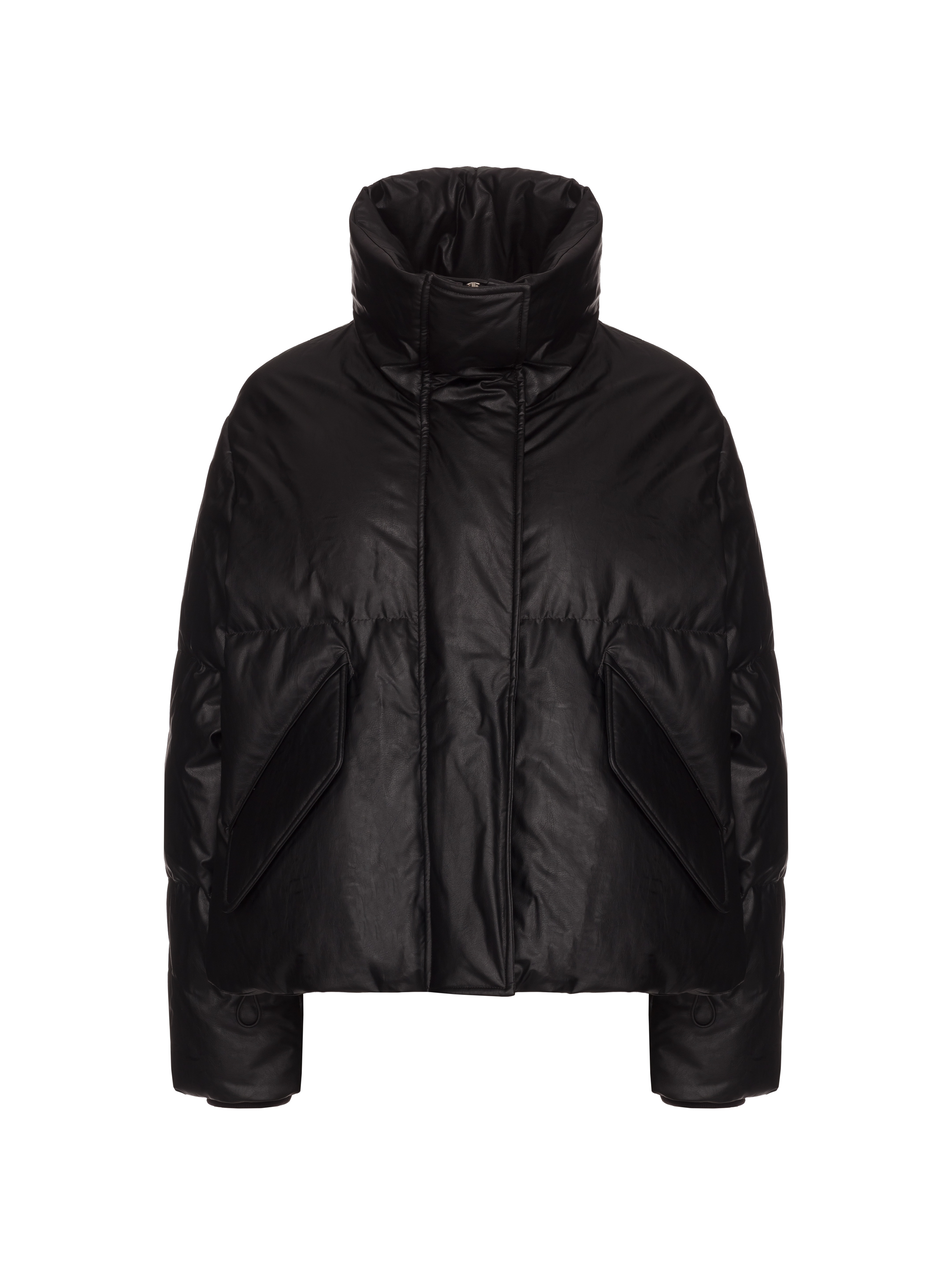 Quilted down jacket made of eco leather MM6 MAISON MARGIELA for women buy in the official Viled online store