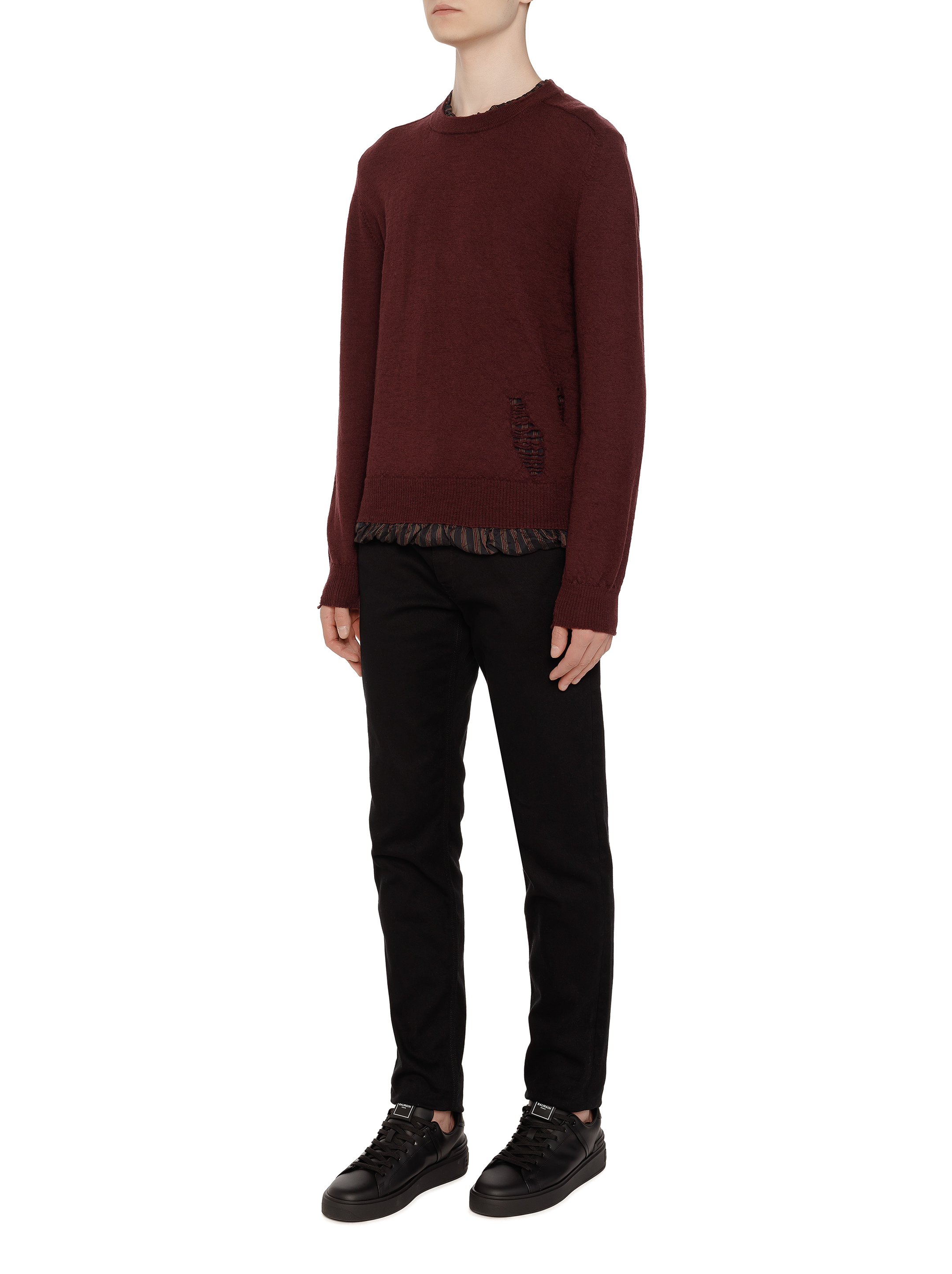 Mock layer jumper outlet mens