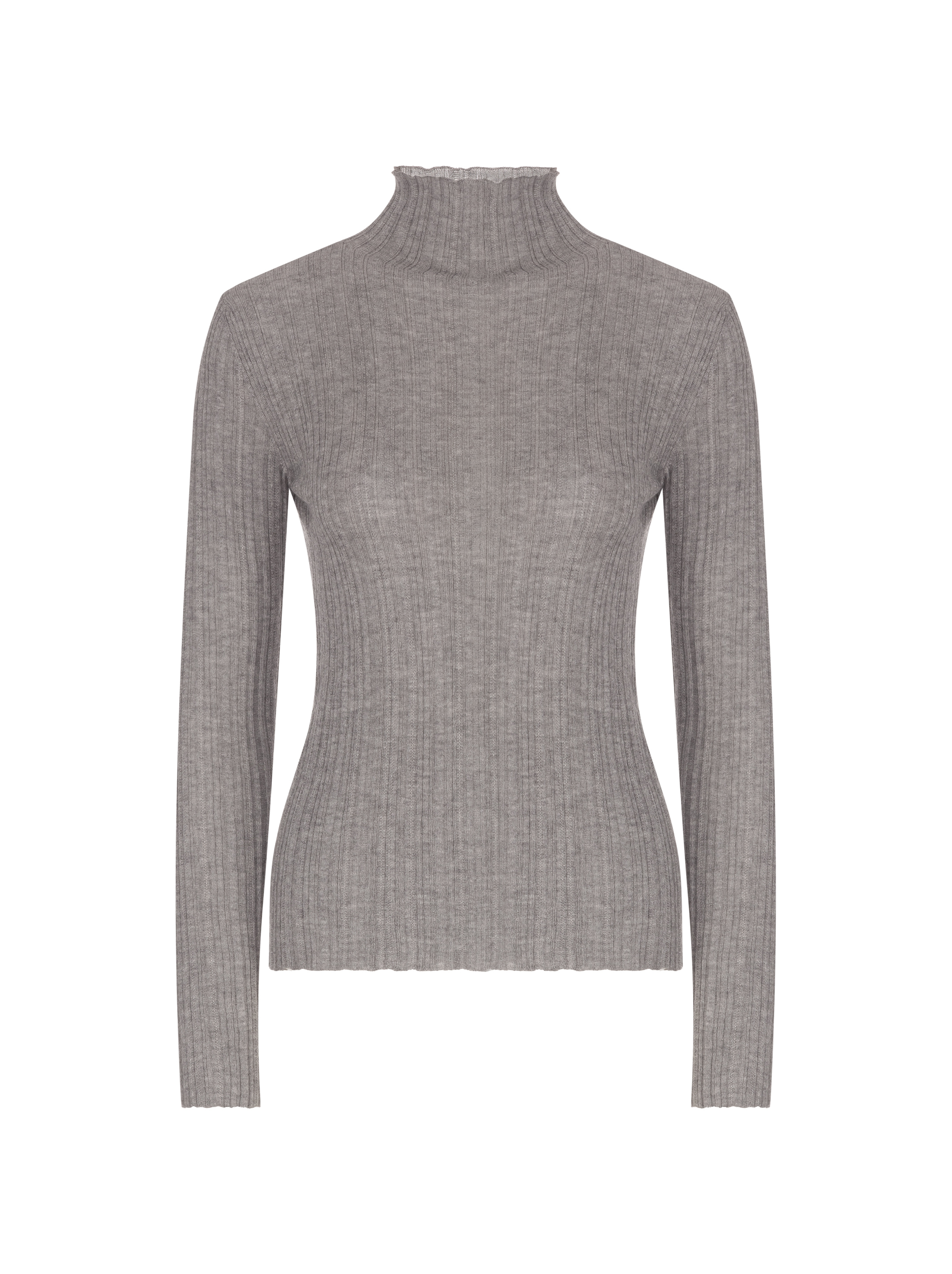 AGNONA women's Cashmere and silk blended turtleneck sweater - buy for  641600 KZT in the official Viled online store, art. K202038_7D180H.K33_M_232