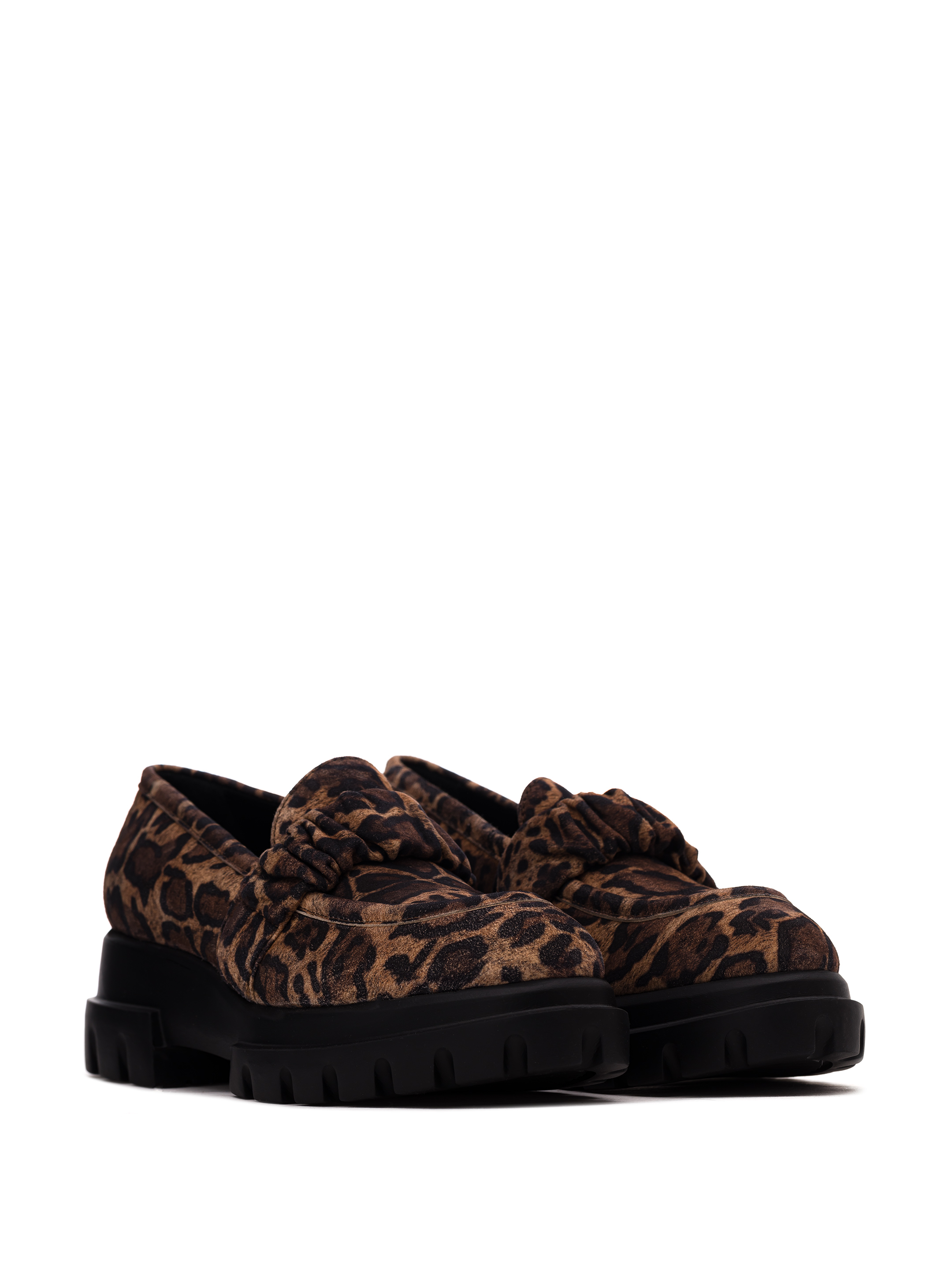 Agl women s Leopard print suede loafers buy for 214300 KZT in