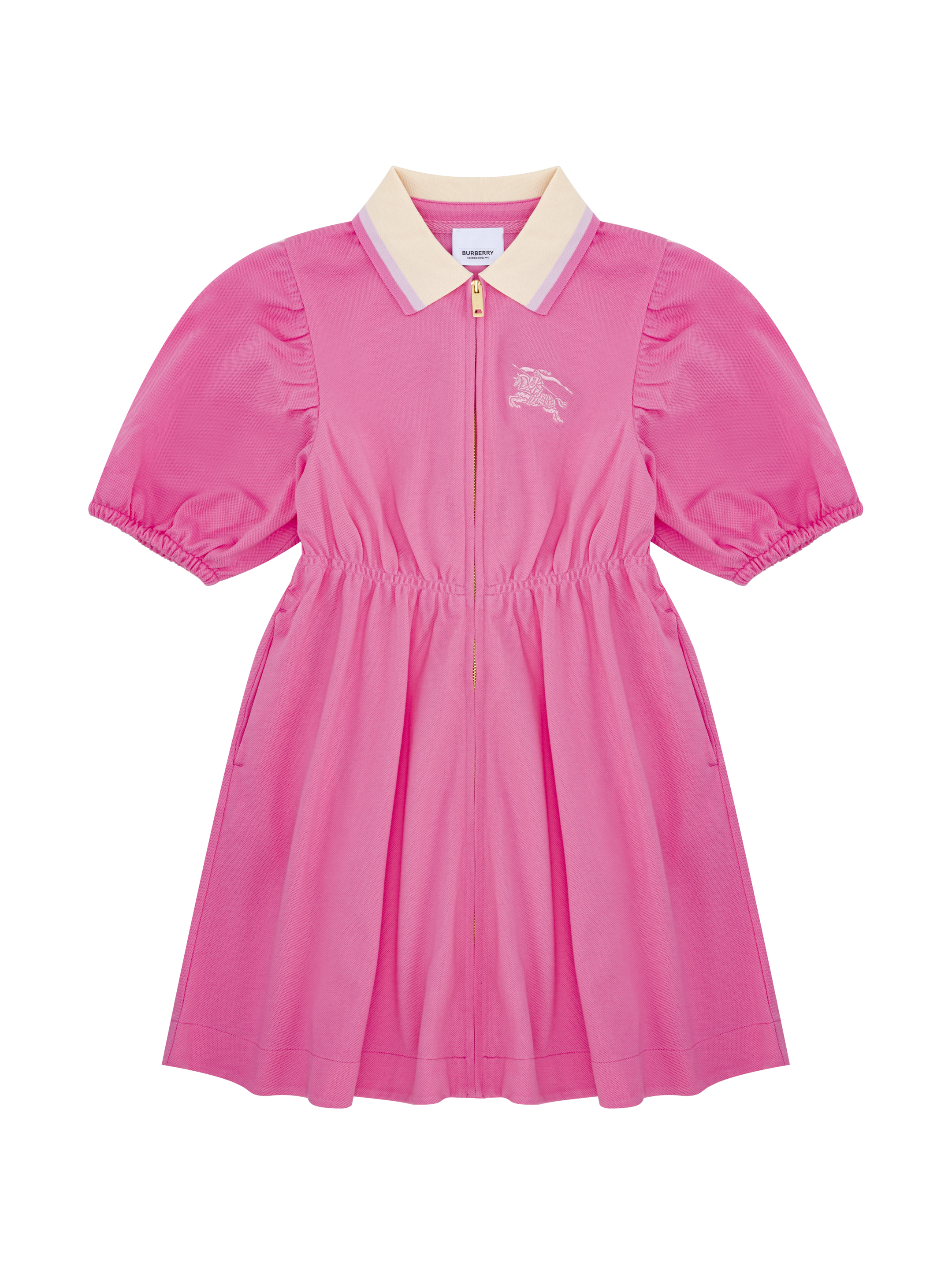 Shirt dress with logo Burberry for kids buy in the official Viled online store