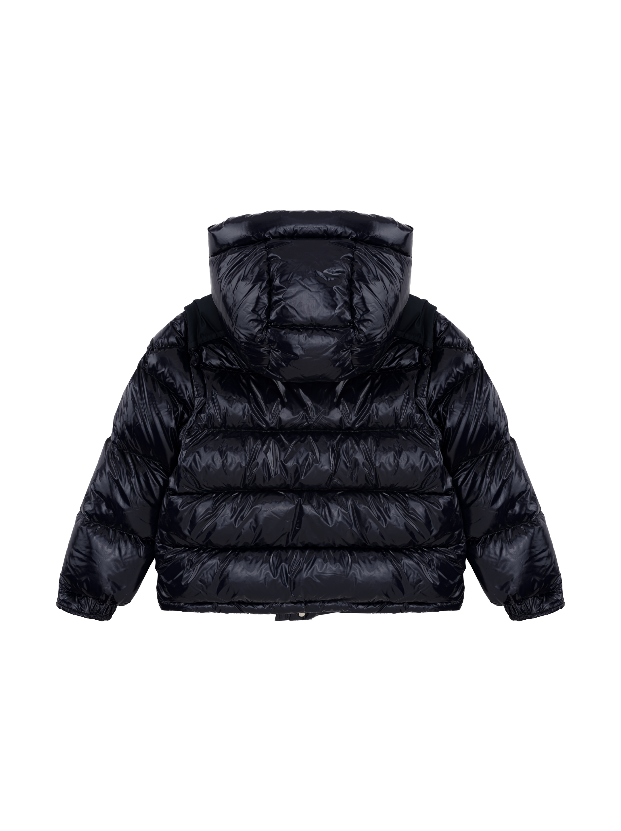 Moncler jacket logo on front deals