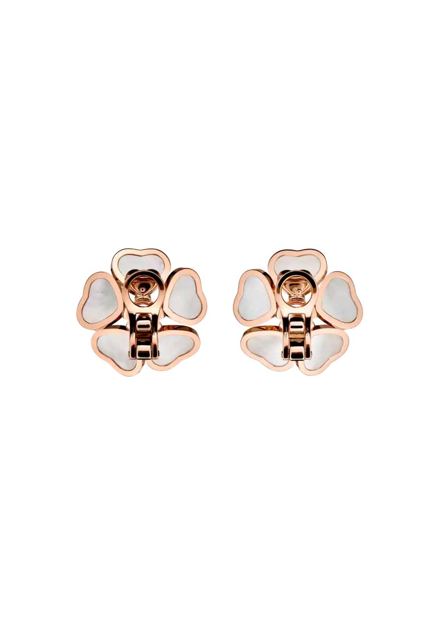 Chopard Earrings Happy Hearts Flower Pink gold 750 buy for