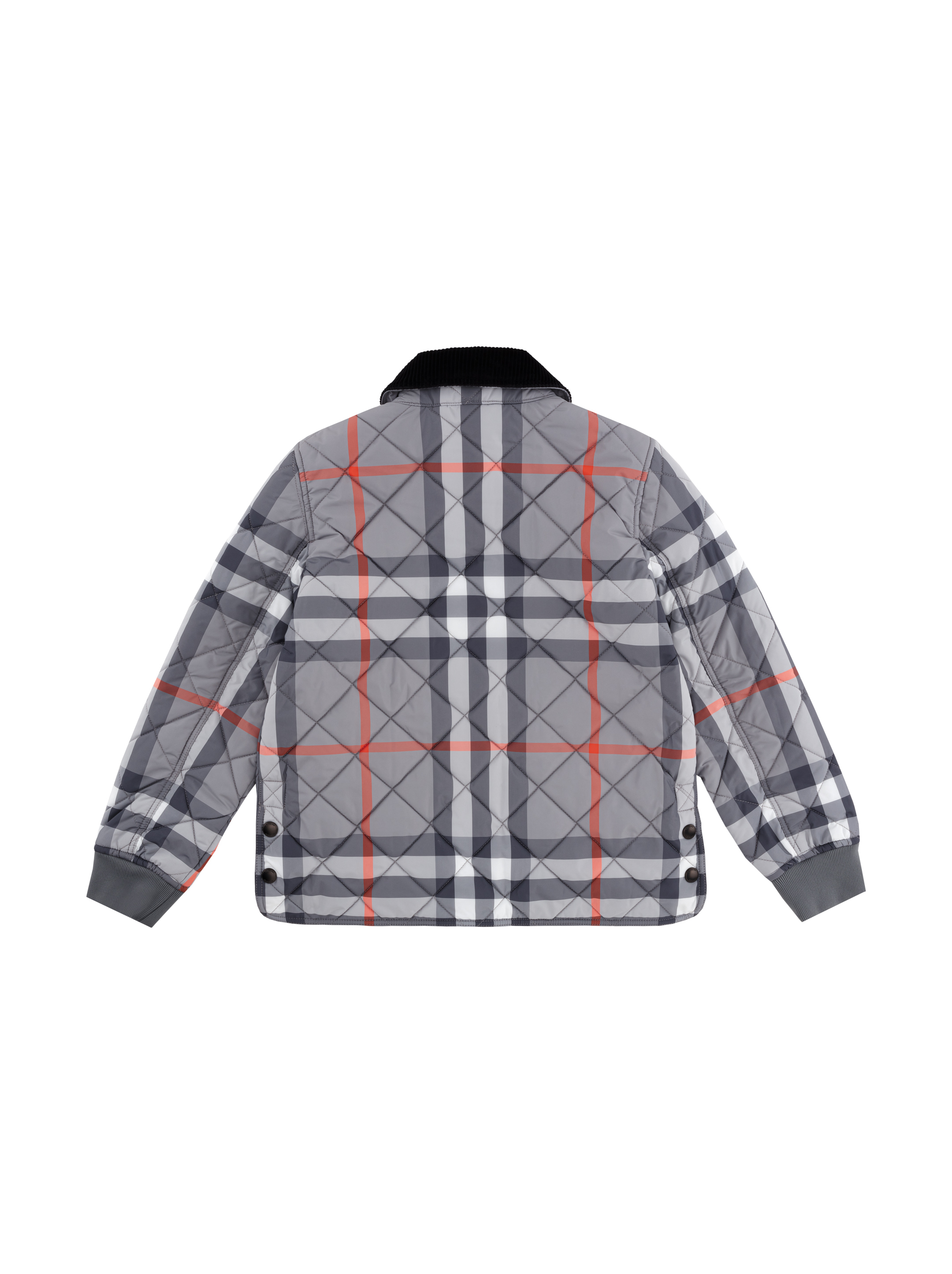 Burberry check detail diamond quilted jacket best sale