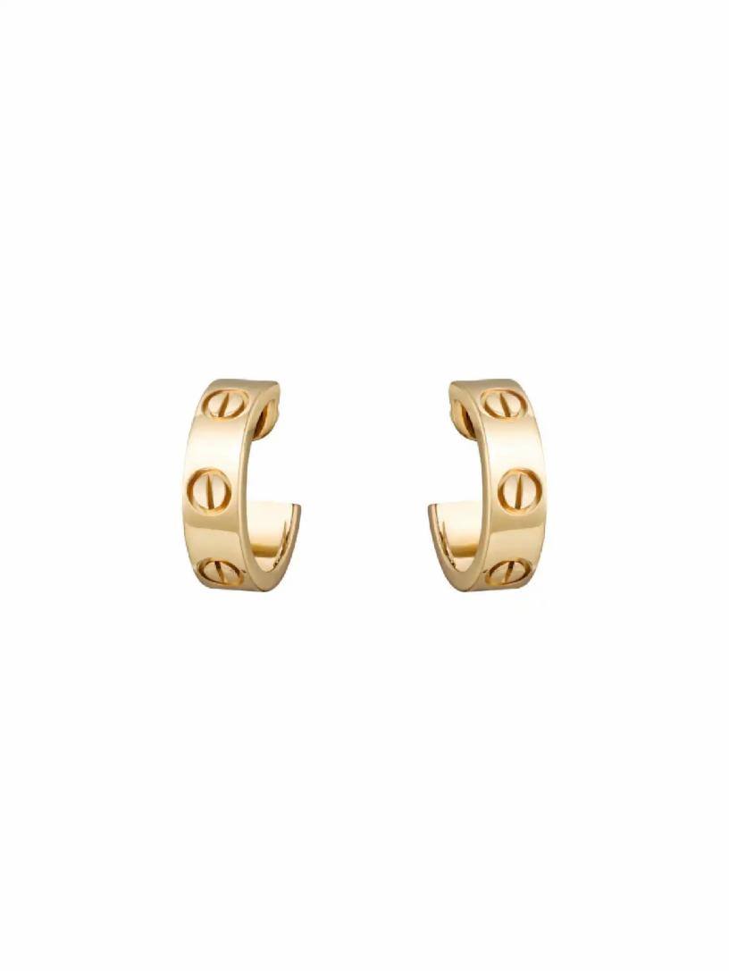 Cartier love collection earrings hotsell