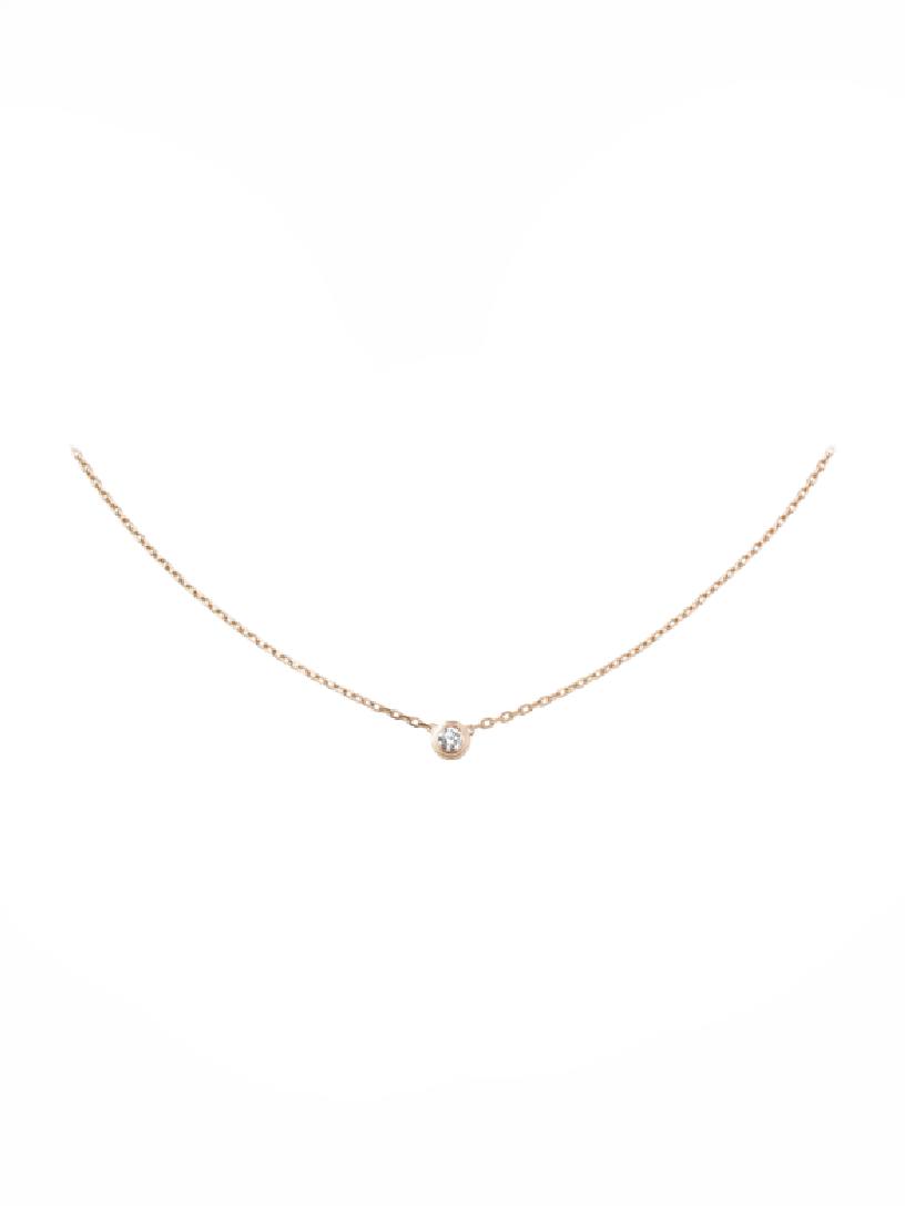 CARTIER D'amour Necklace, Small Model - Grey | Editorialist