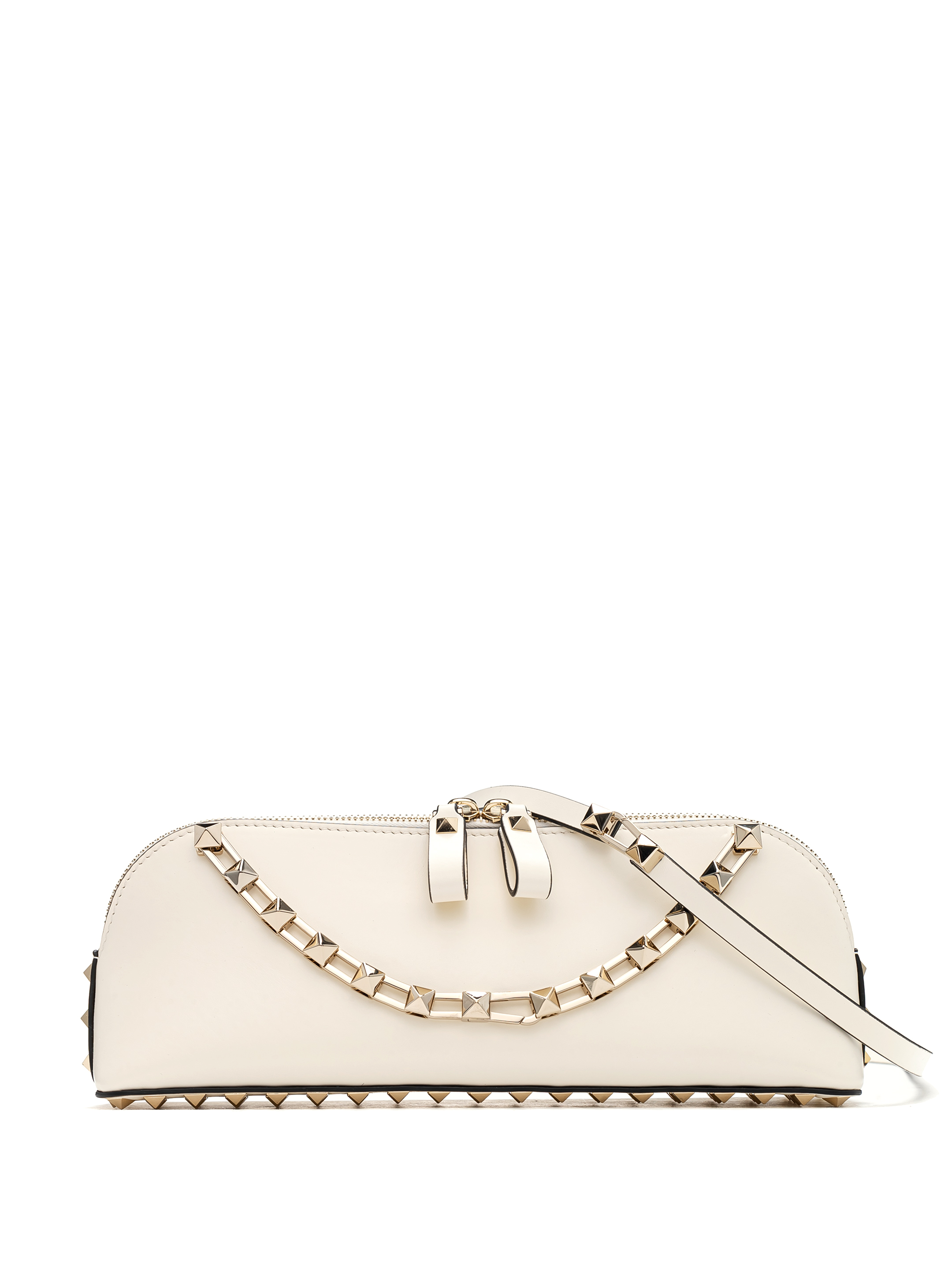 Valentino Garavani women s Rockstud leather clutch buy for