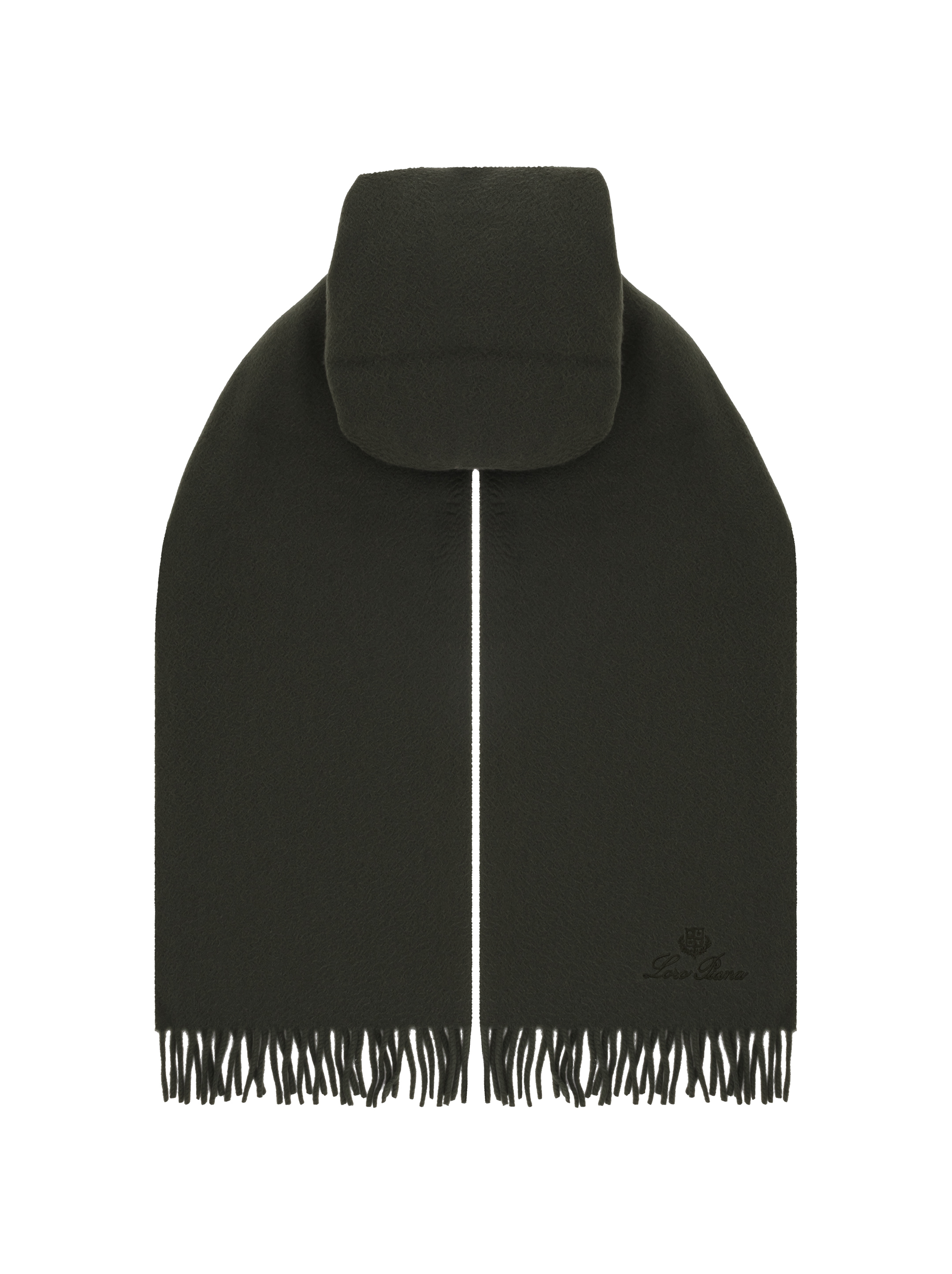 Loro piana discount black cashmere scarf