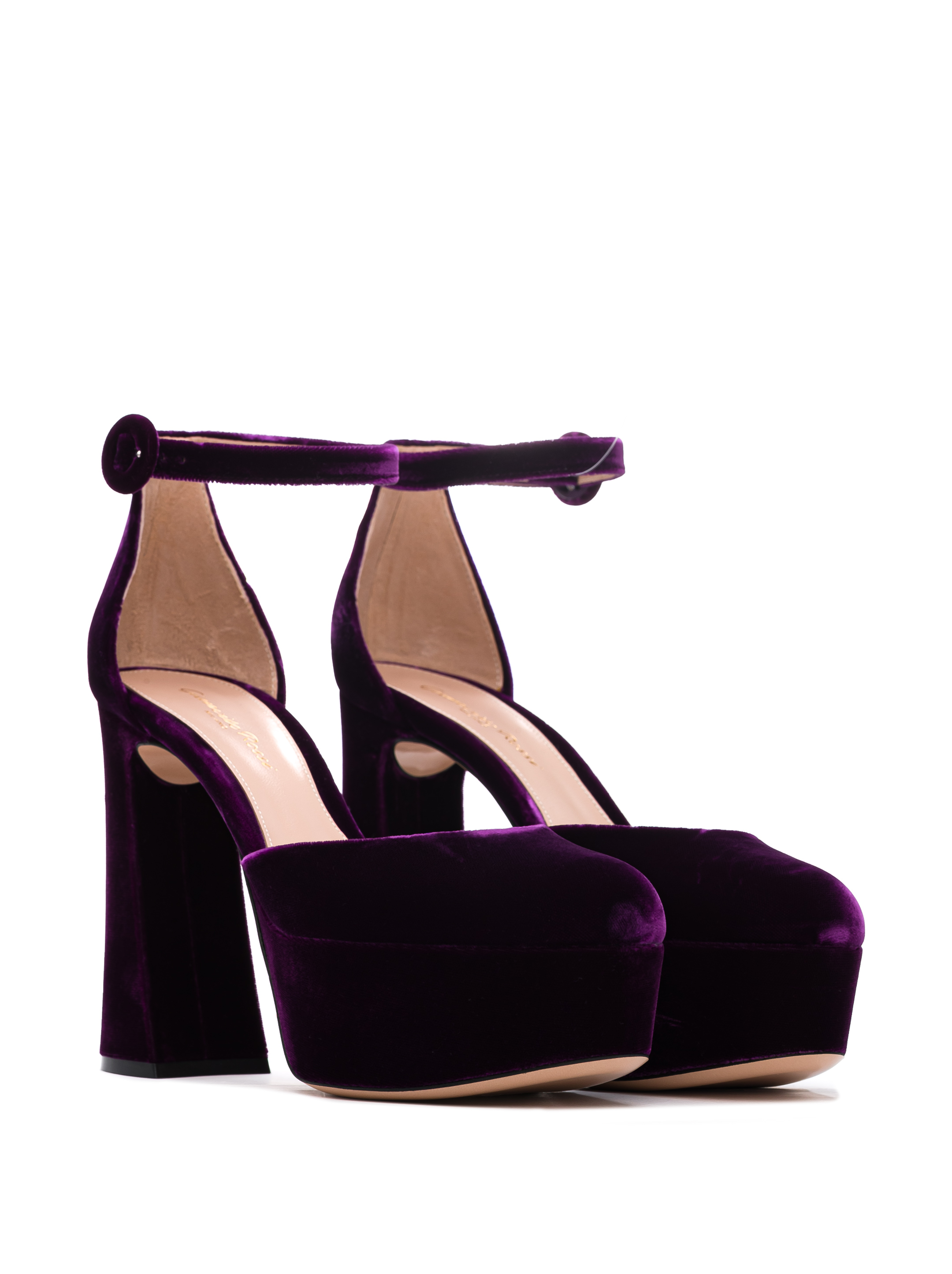 Gianvito Rossi women's HOLLY D'ORSAY velvet pumps - buy for 502400