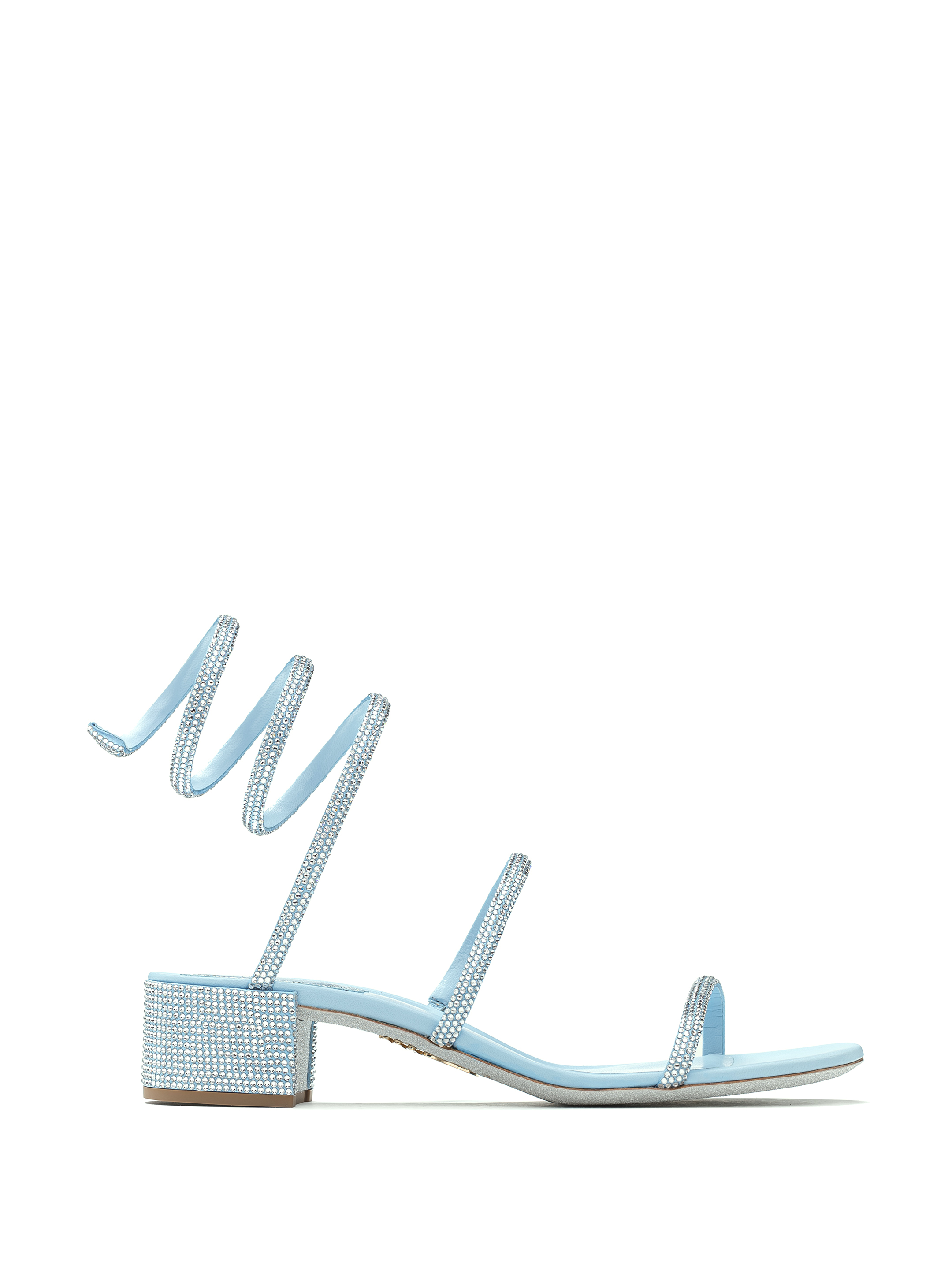 Shop Rene Caovilla Cleo Crystal-Embellished Wrap Sandals | Saks Fifth Avenue