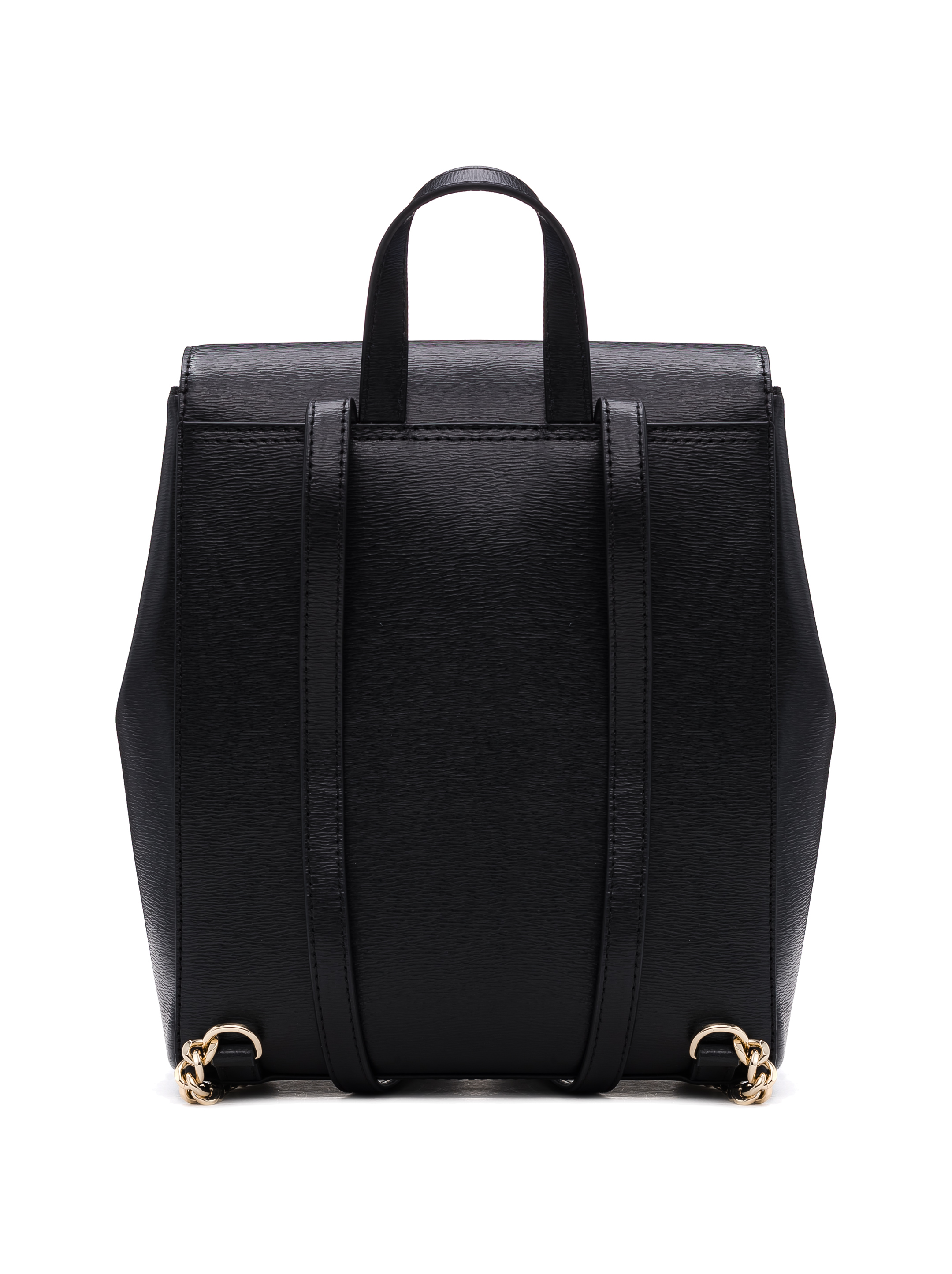 Dkny leather online backpack