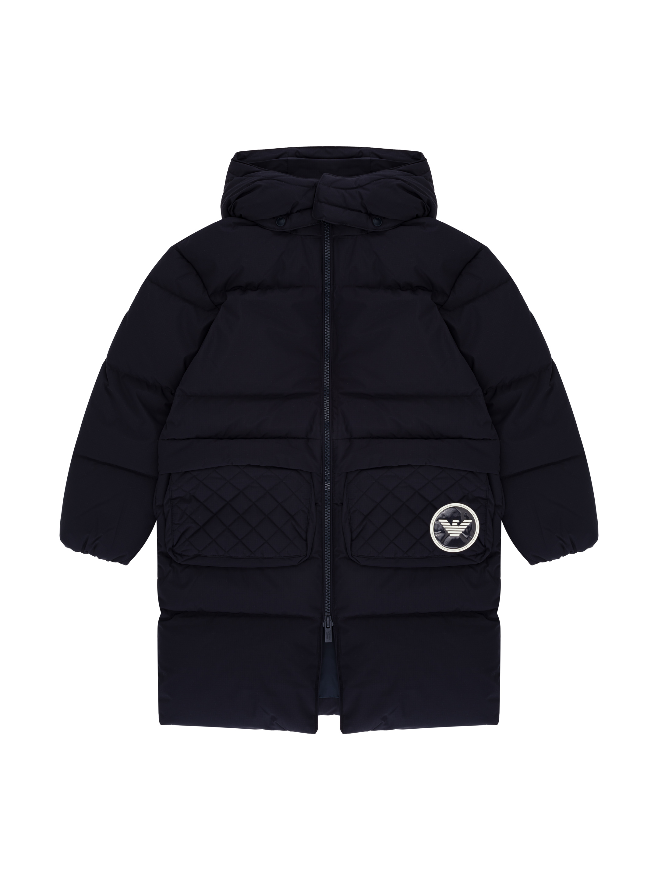 Armani quilted down jacket hotsell