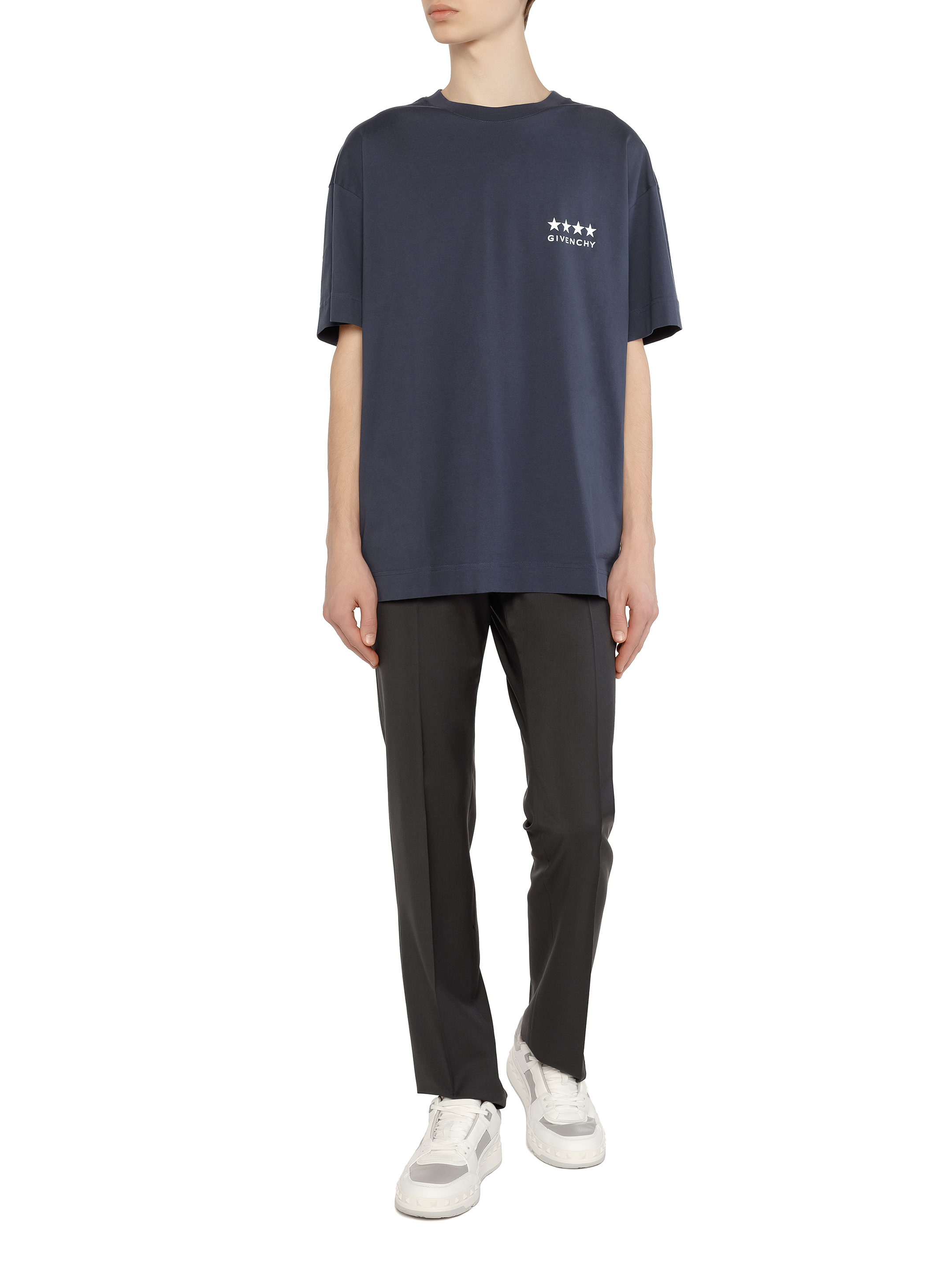 Givenchy navy 2024 t shirt