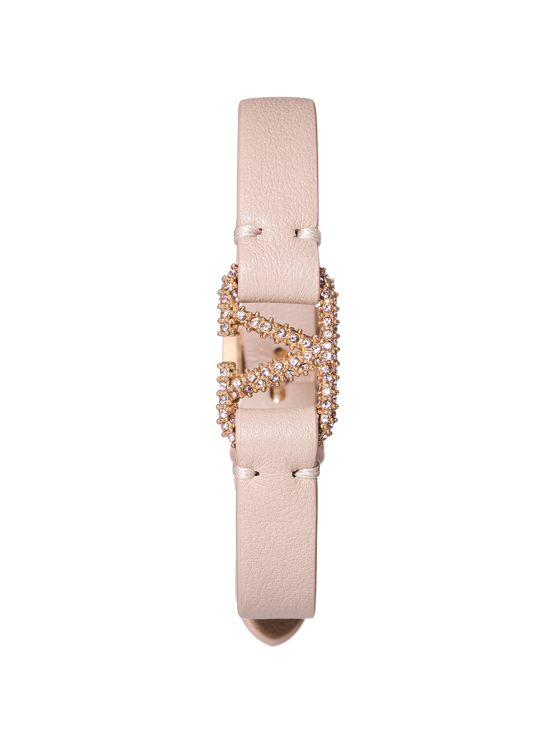 Gold V-Logo crystal-embellished bracelet | Valentino Garavani | MATCHES UK