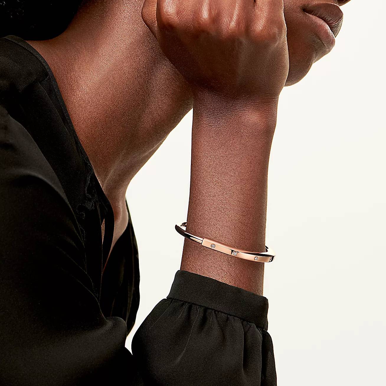 Tiffany & Co. Bangle Tiffany Lock Rose Gold - buy for