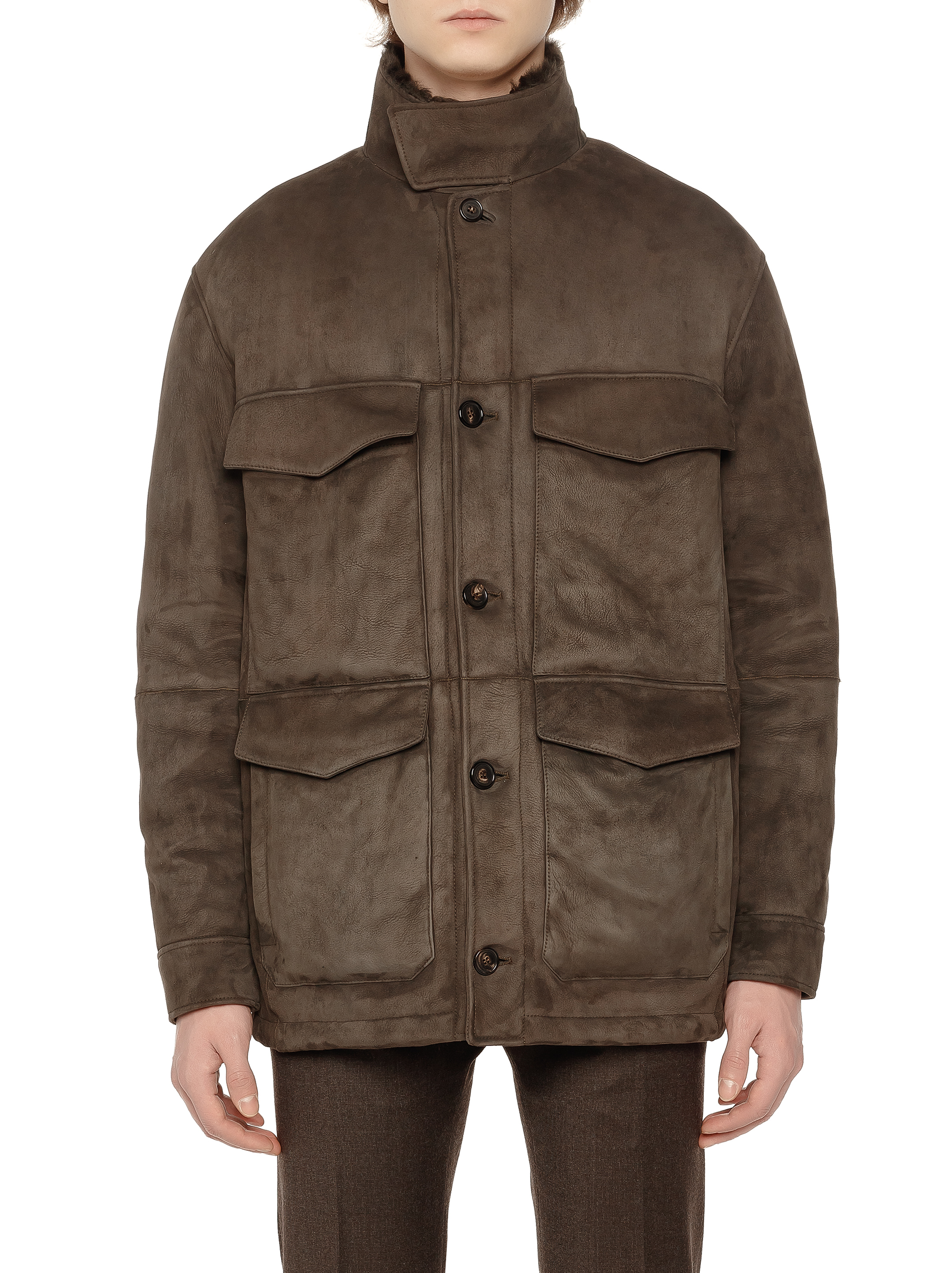 Loro piana store shearling jacket