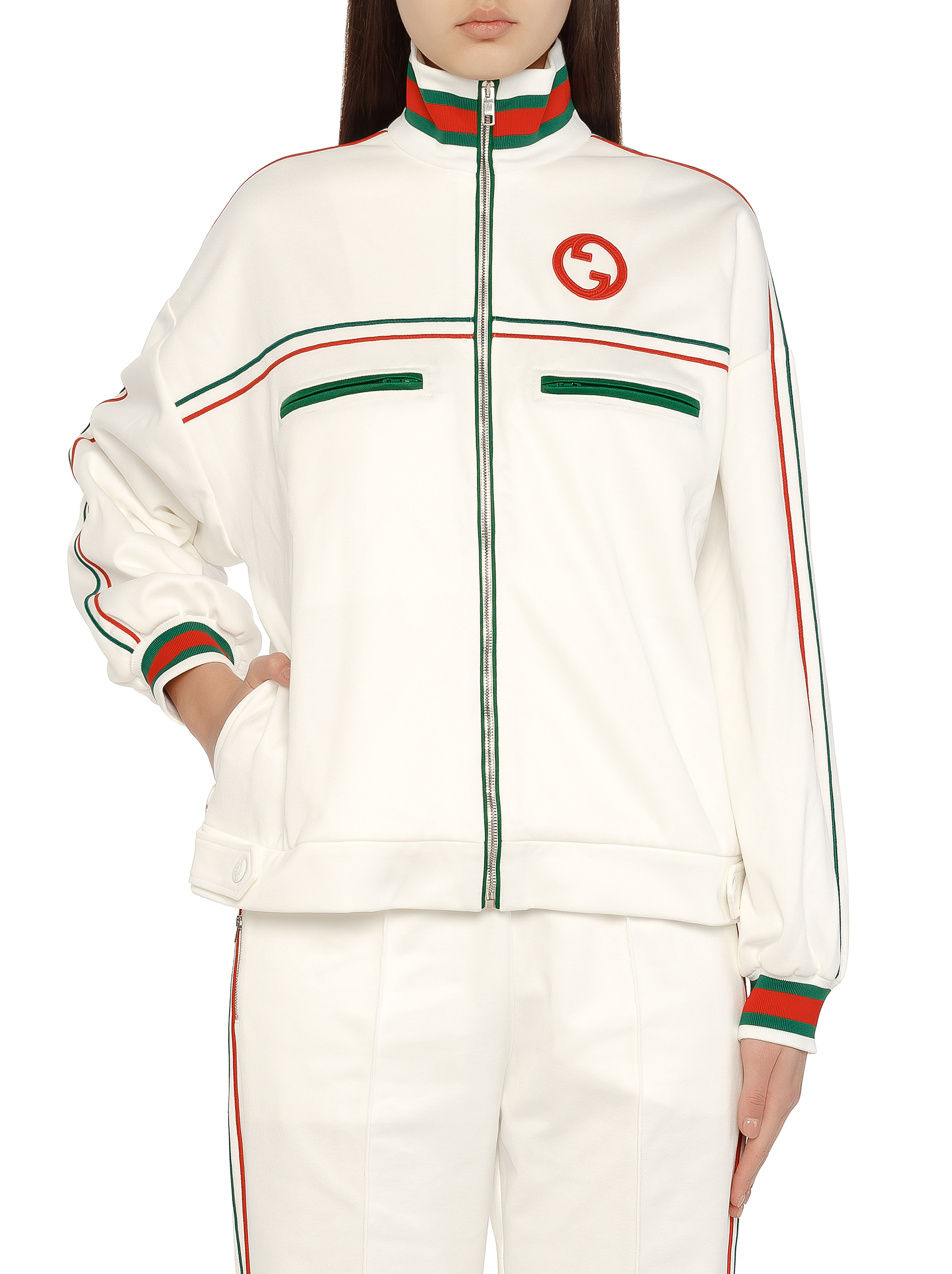 Gucci track jacket women's best sale