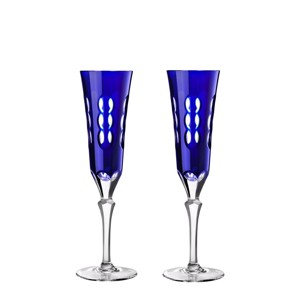 Set de 2 flutes à champagne en cristal Kawali