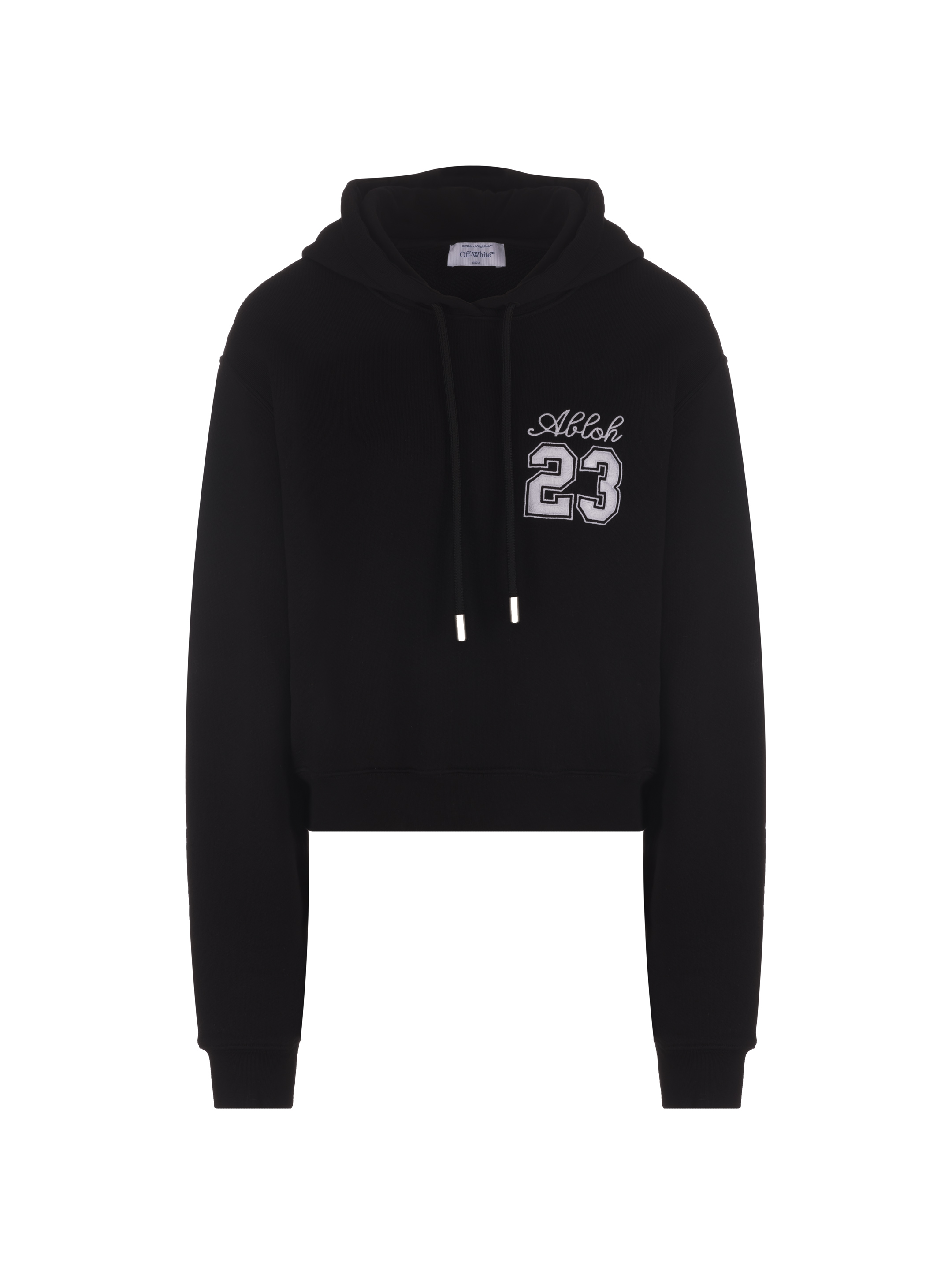 Off White women s Logo cotton hoodie buy for 379100 KZT in the official Viled online store art. OWBB016S24FLE0011001.BLK L 241