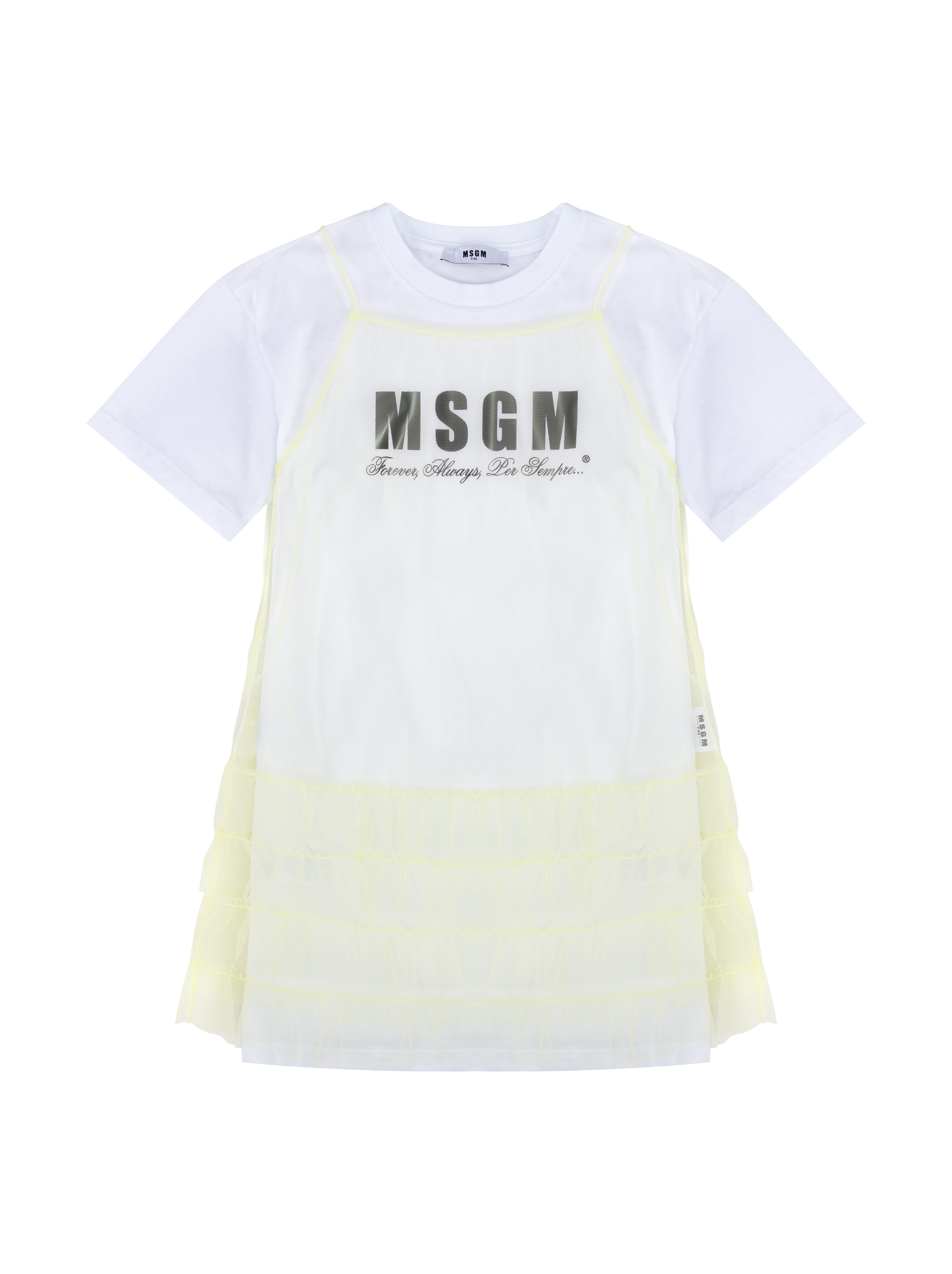 Cotton T shirt dress MSGM for kids buy in the official Viled online store