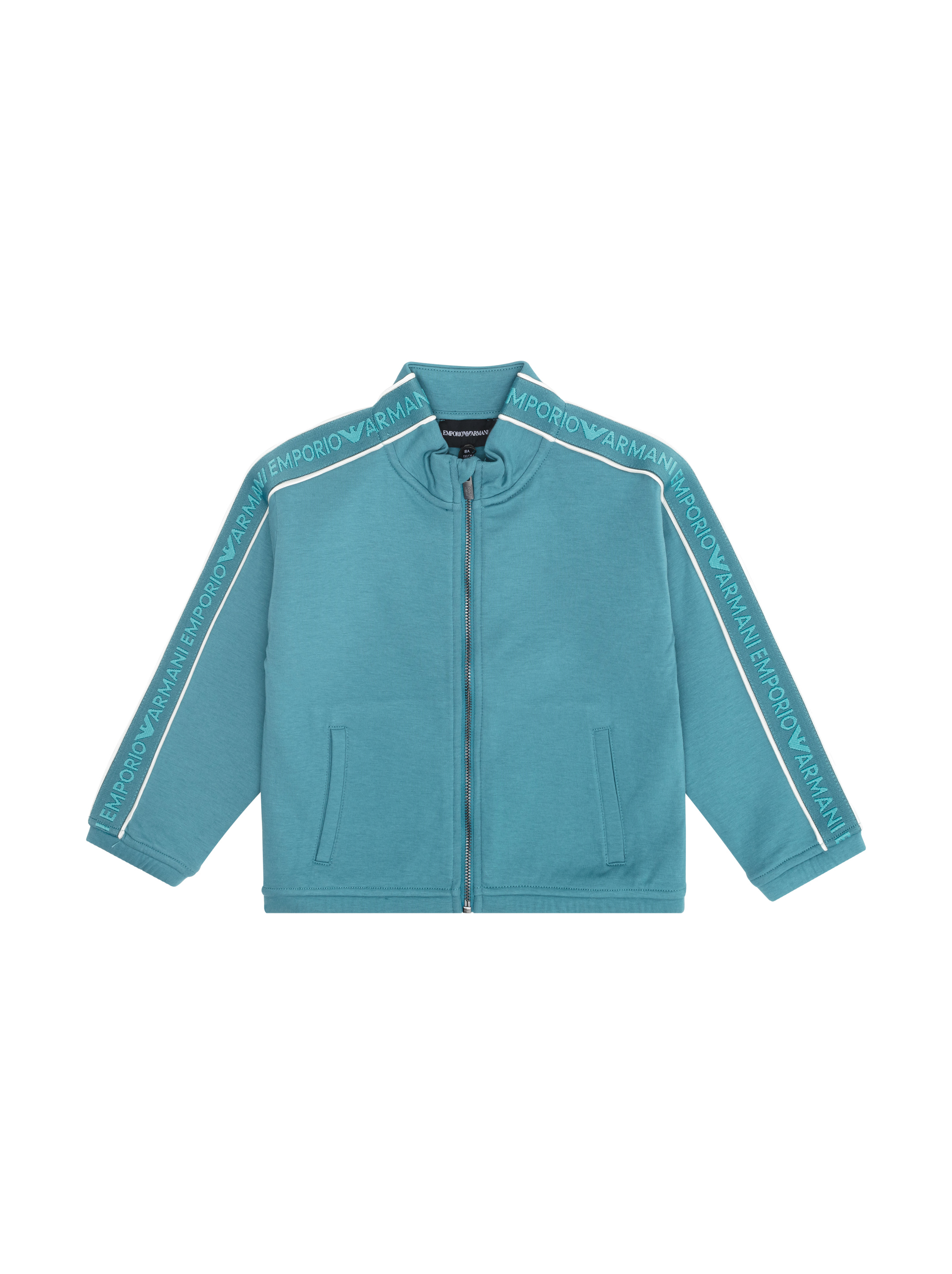 Track jacket with side stripes EMPORIO ARMANI for kids buy in the official Viled online store