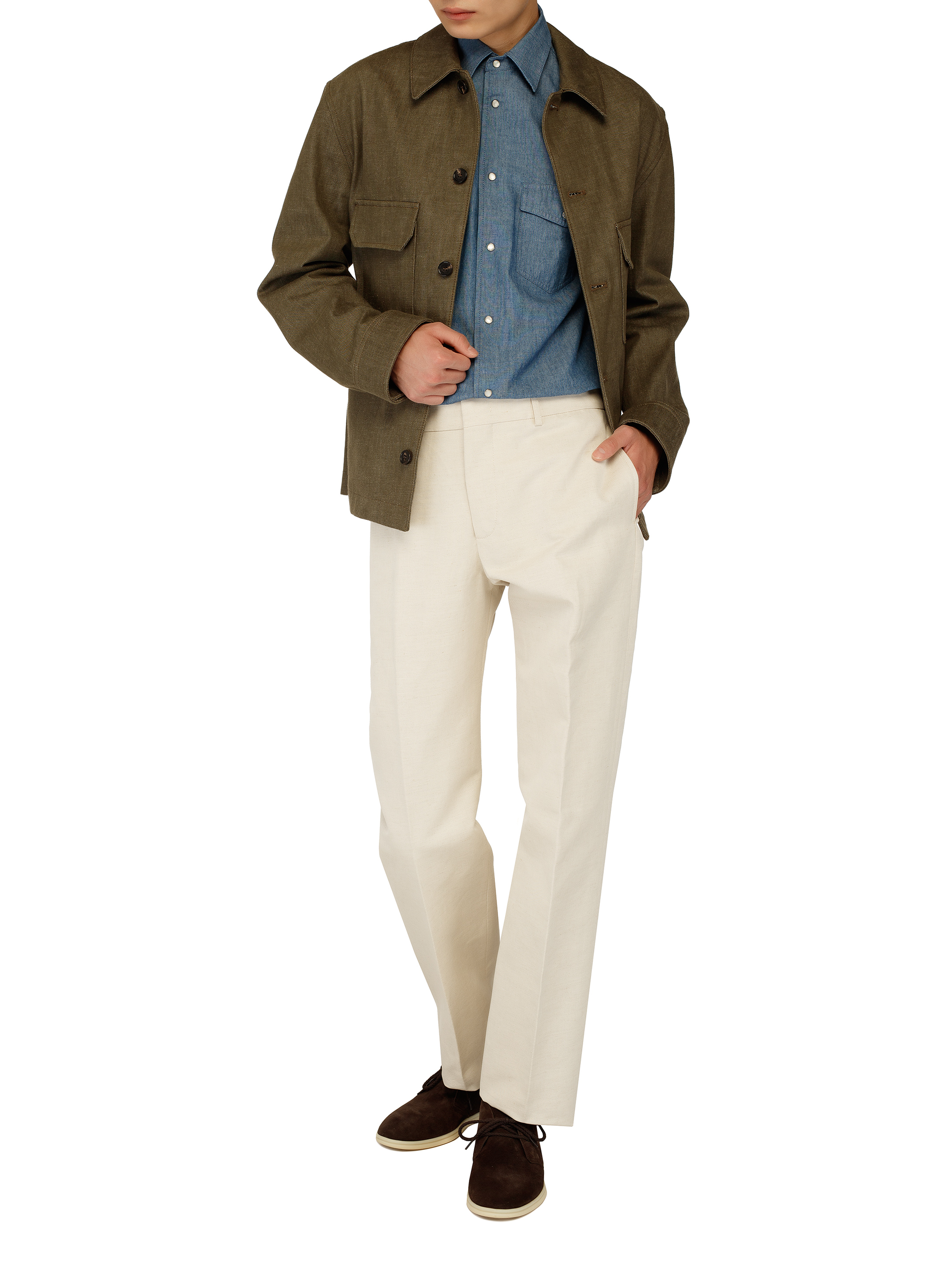 Loro Piana men's Merse straight leg pants - buy for 450800 Loro Piana men's Merse straight leg pants - buy for 450800