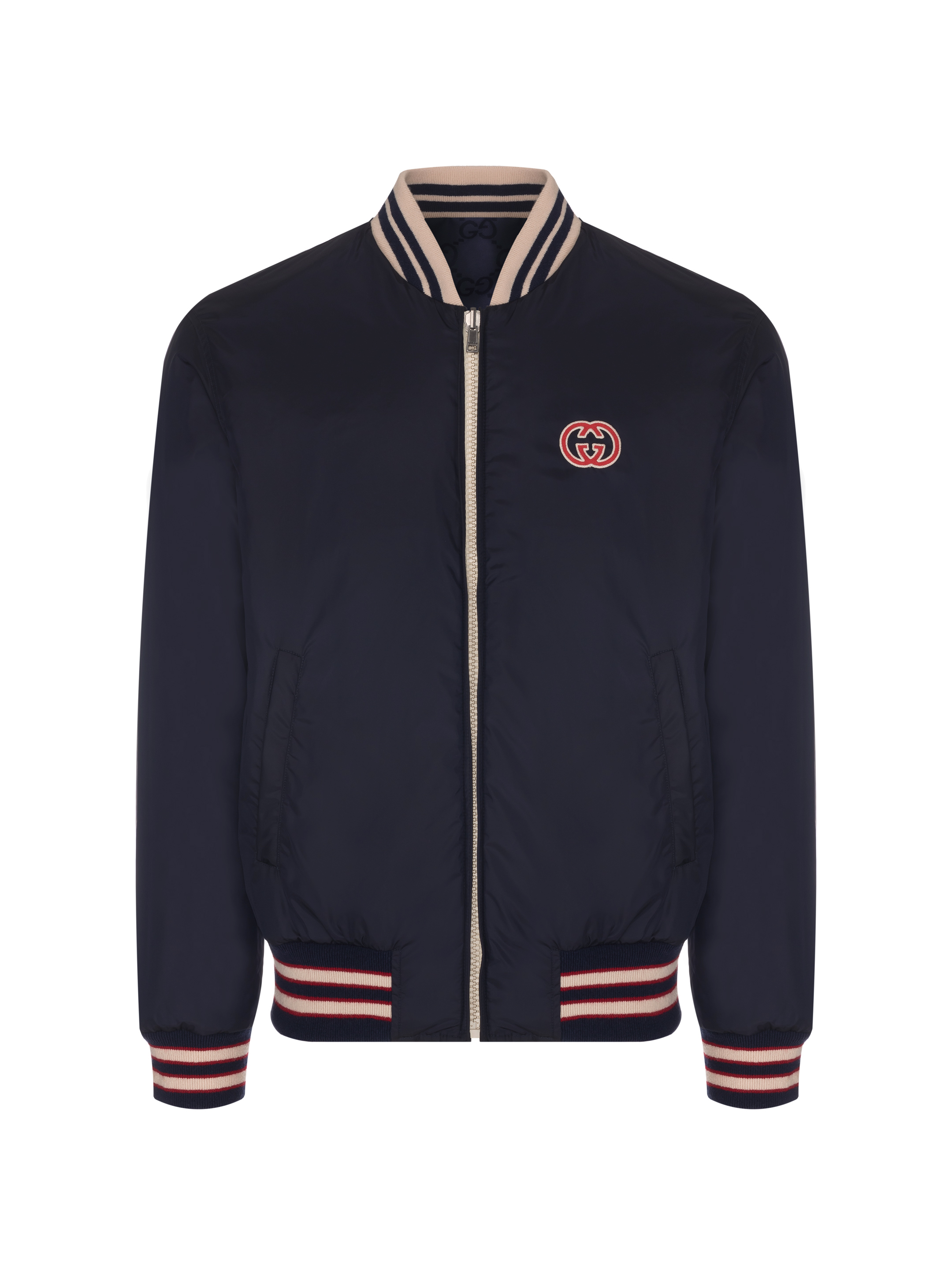 Gucci bomber jacket reversible best sale