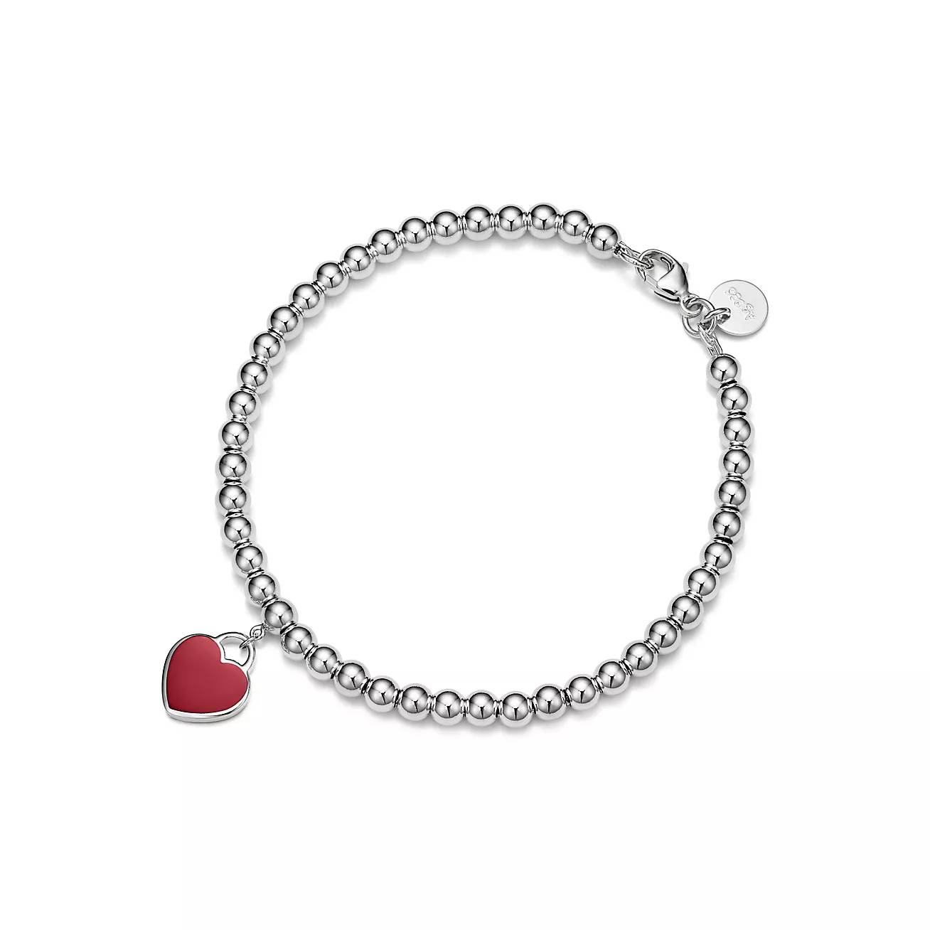 Tiffany & Co. Return to Tiffany® Red Mini Heart Bead