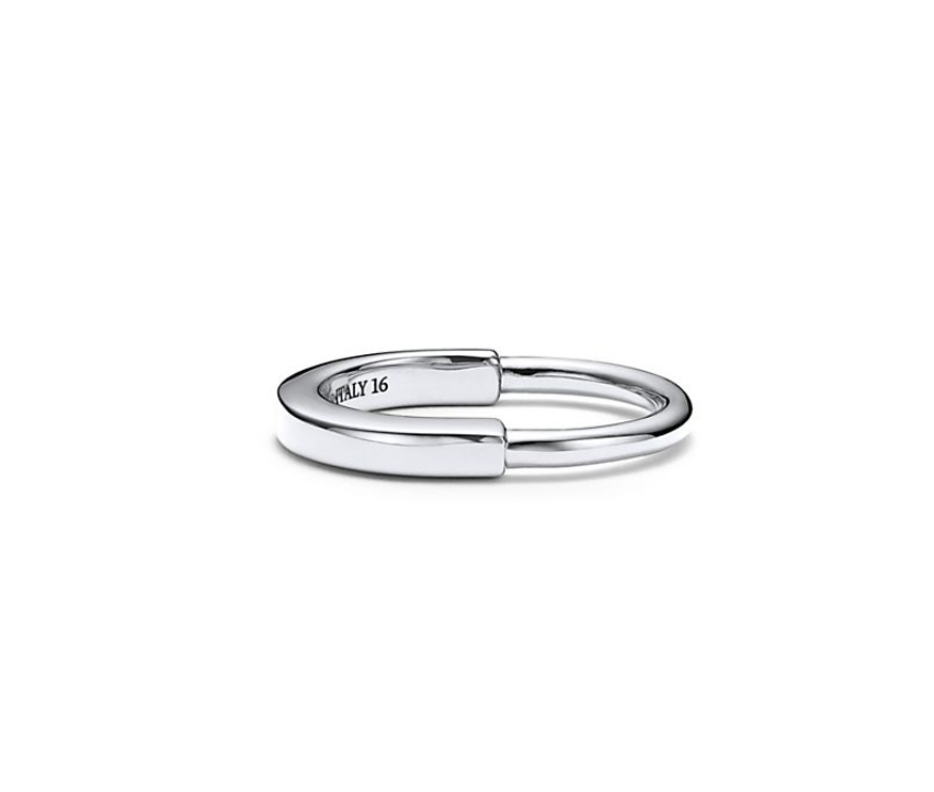 Tiffany & Co 18K White Gold Paloma Picasso Sugar Stacks Blue