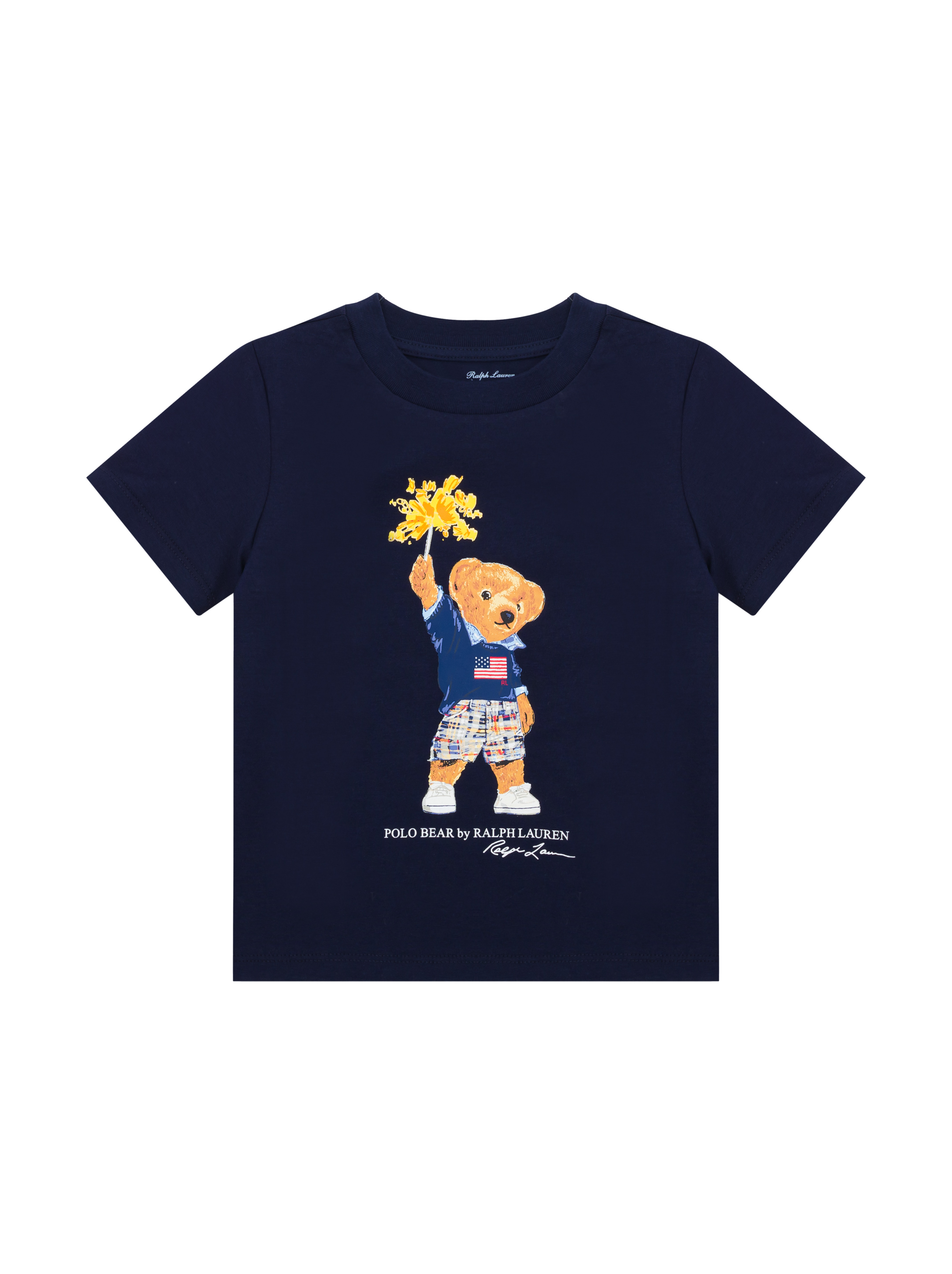 Ralph Lauren Polo Bear cotton T shirt for newborns buy for 29850 KZT in the official Viled online store art. 320853828033.NAV 9M 242