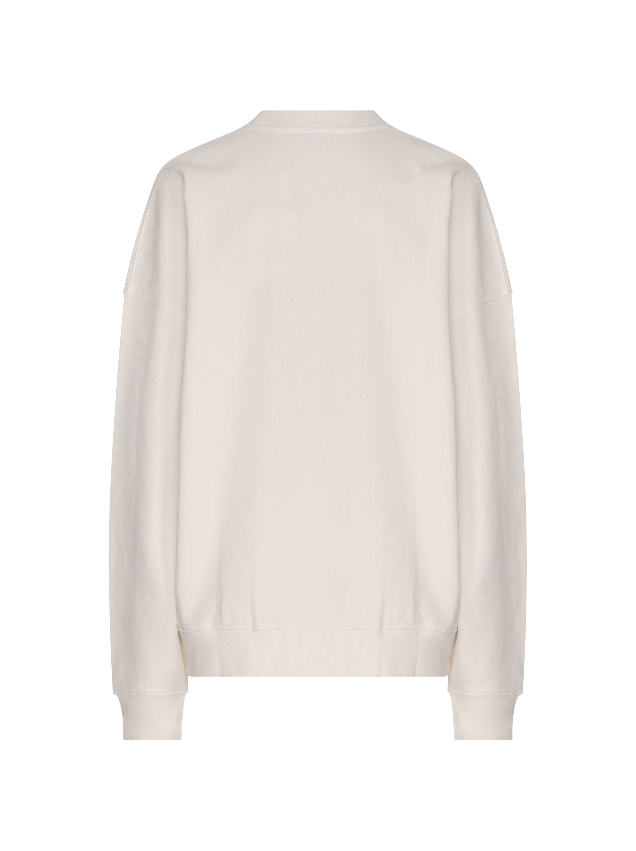 Anine Bing women s Cotton logo sweatshirt buy for 109875 KZT in the official Viled online store art. A 08 10074 OFW1.WHT XS 242