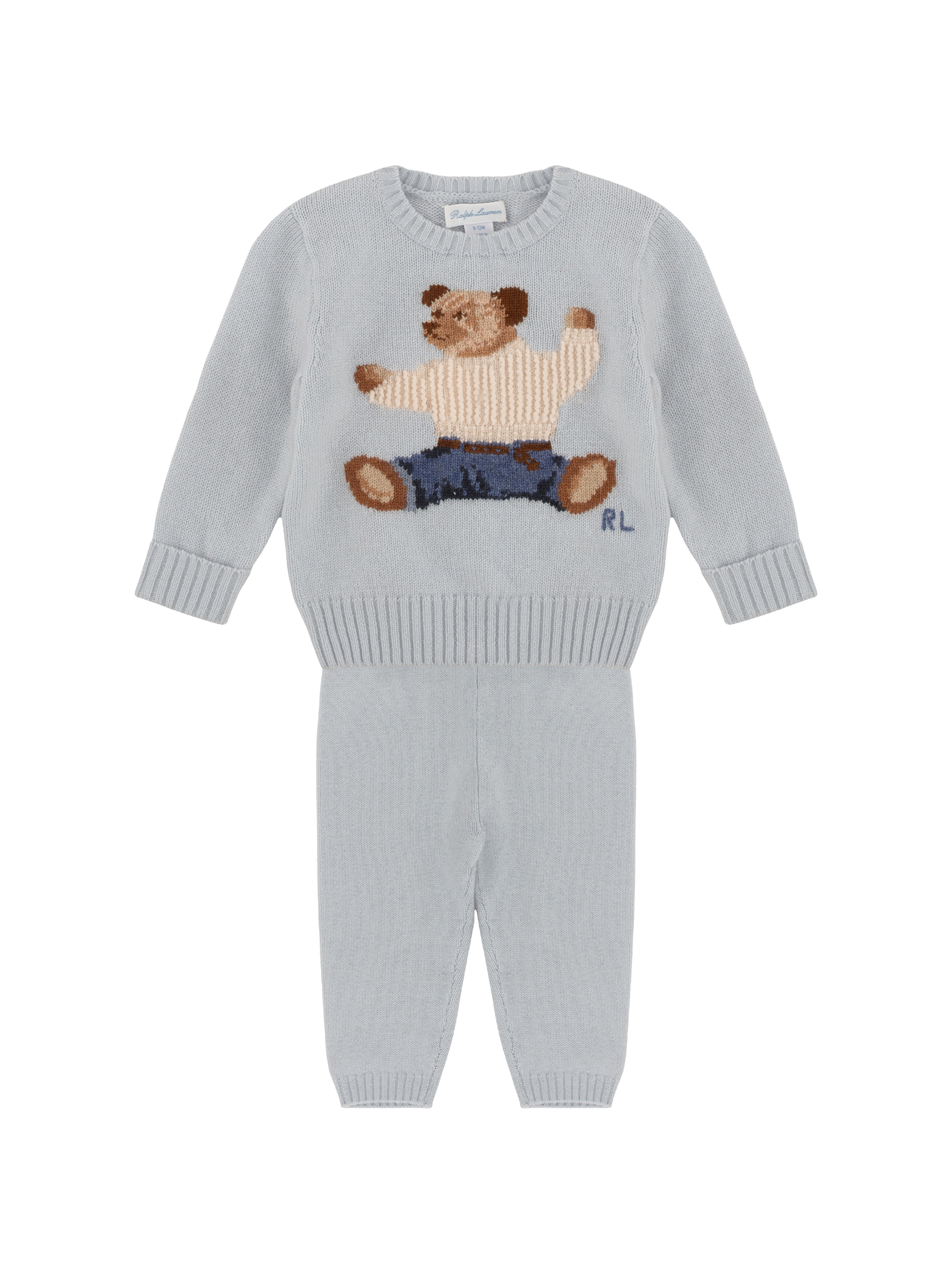 Ralph Lauren Polo Bear jumper and joggers set for newborns buy for 186225 KZT in the official Viled online store art. 320953163001.BLU 9 12M 242