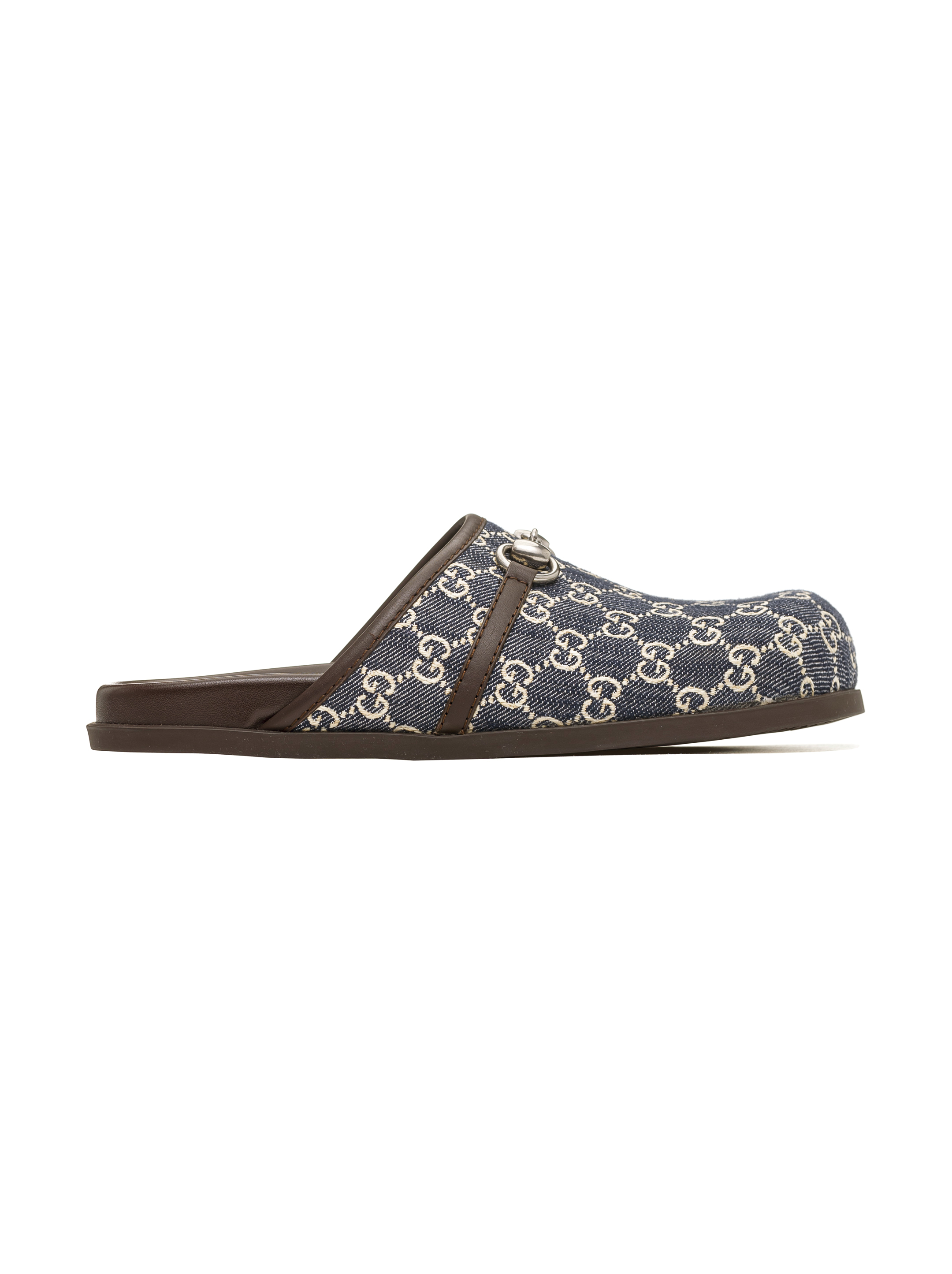 Gucci women's Horsebit denim slippers - buy for 458300 KZT in the