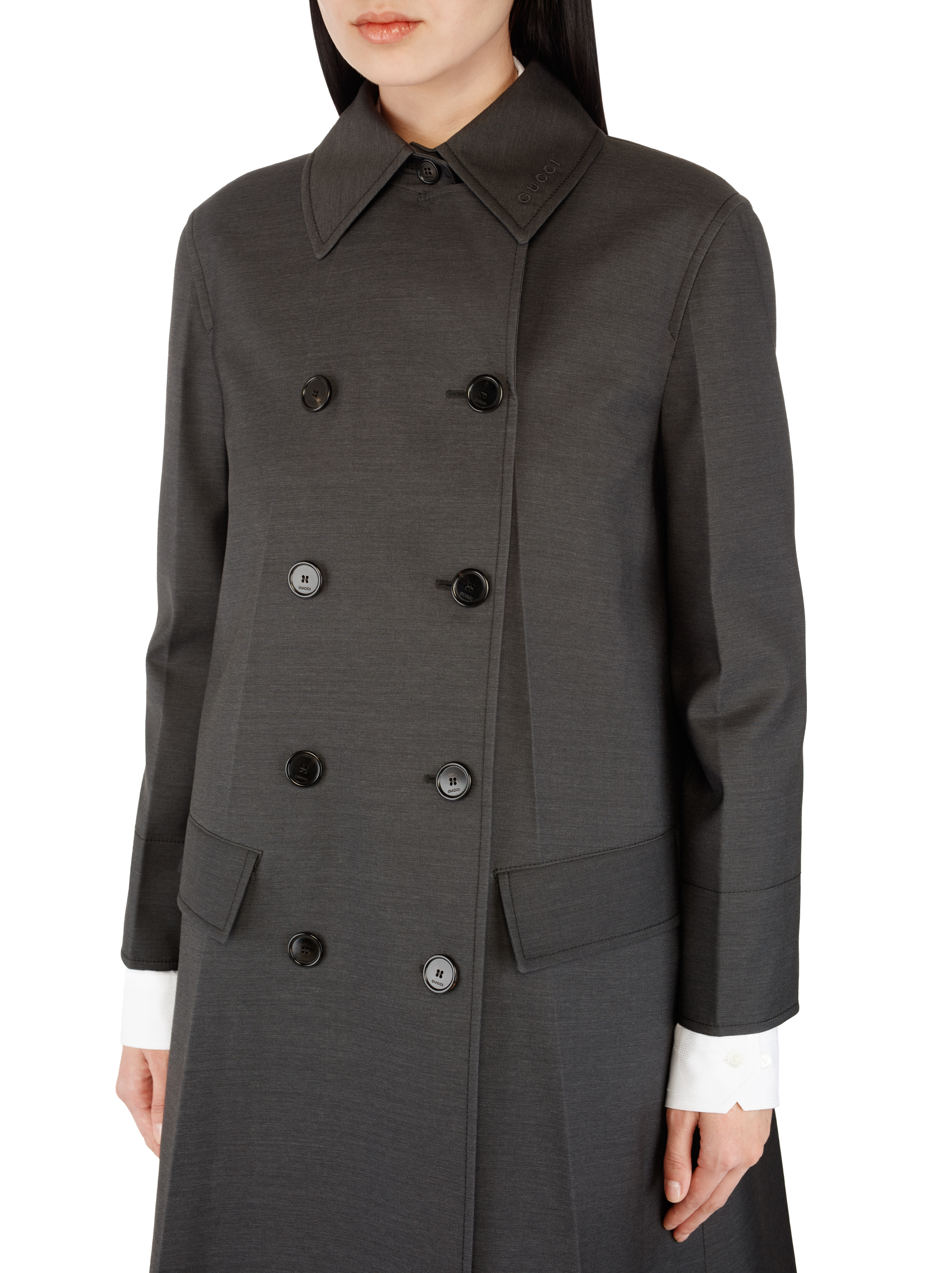 Gucci women's Double-breasted logo coat - buy for 2289800 KZT in