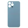 Задняя крышка для iPhone 13 Pro Max (большое отверстие) голубая