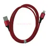 Кабель USB - Lightning Borofone BX83 (2.4A/силикон) красный